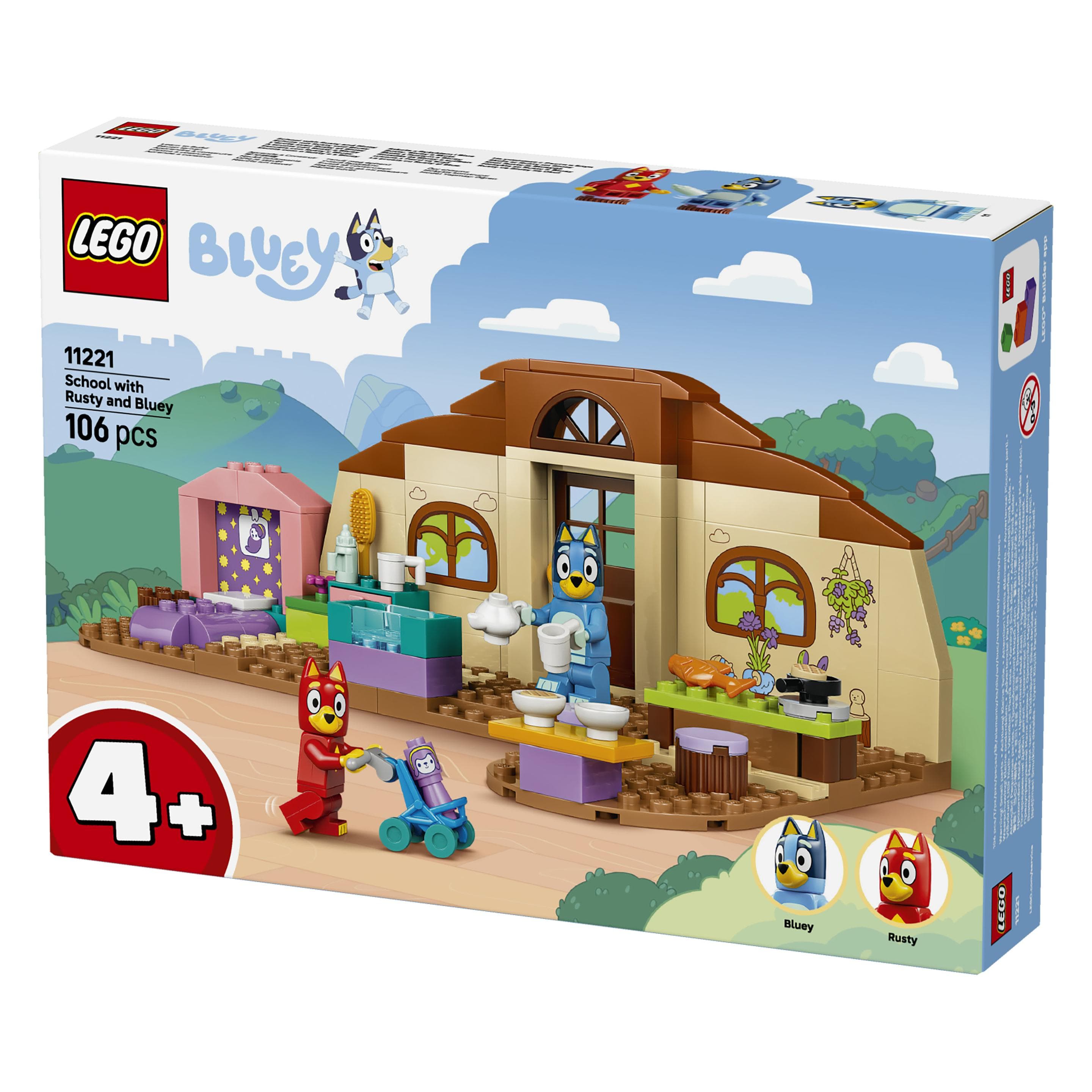 LEGO Schule mit Rusty und Bluey (LEGO Bluey)
