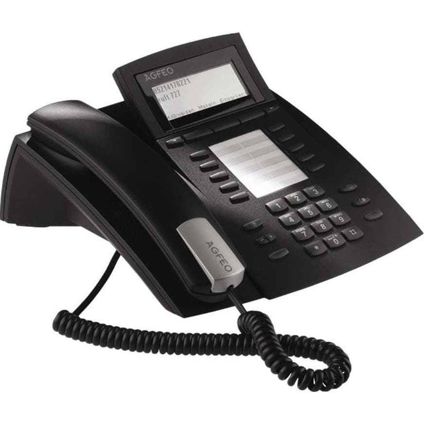 Agfeo ST 42 schwarz, Telefon, Schwarz