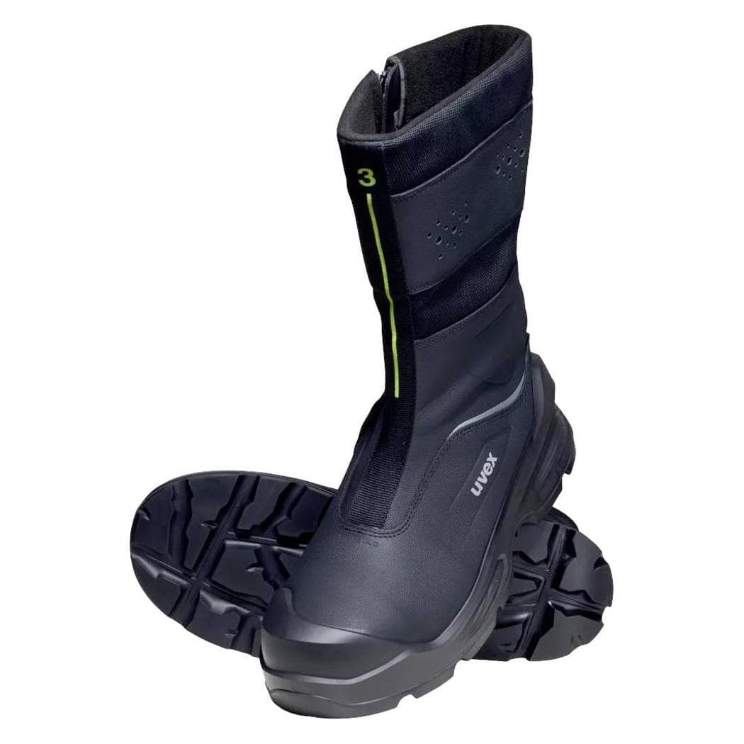 Uvex, Sicherheitsschuhe, 3 Stiefel S3L 68782 schwarz Weite 11 Grösse 45 (S3, 45)