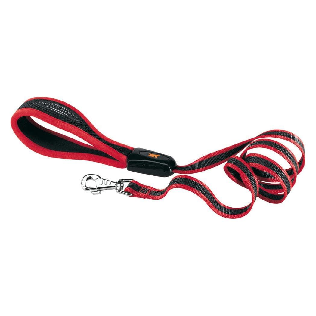 Ferplast ERGOCOMFORT Cord 20/120 RED (Hund, Allgemein), Halsband + Leine