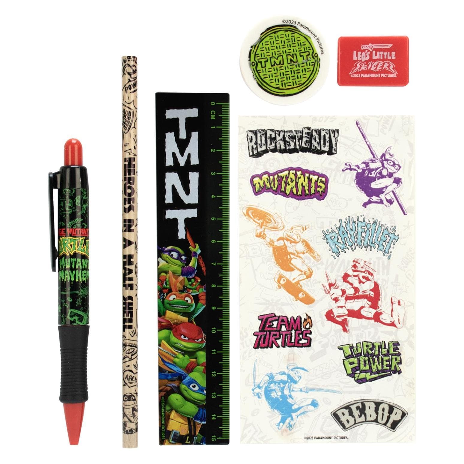 Thumbs Up, Schreibstifte, ThumbsUP! Stationery Set - 5pc - TMNT - Mayhem (1x)