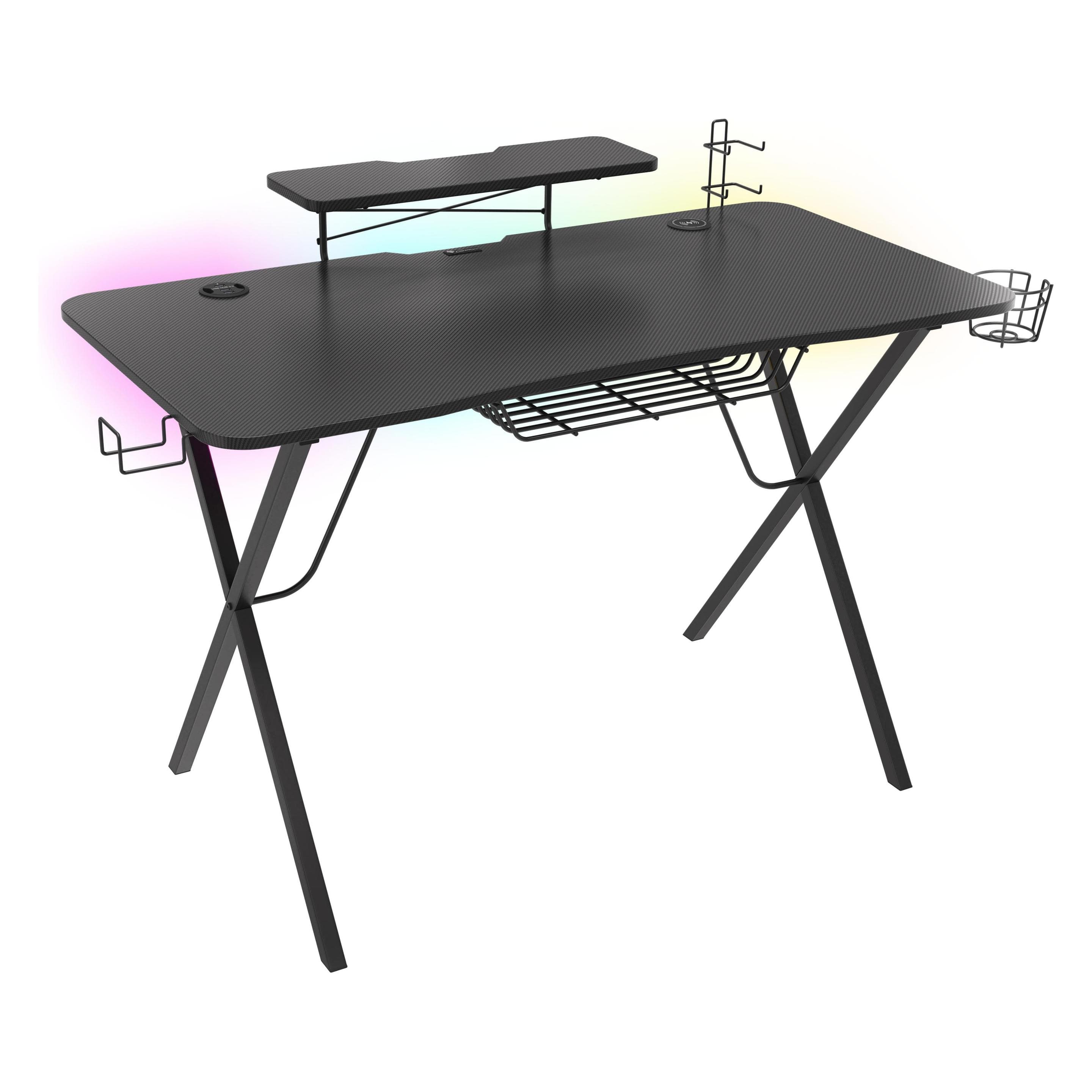 Genesis HOLM 300 RGB, Gaming Tisch, Schwarz
