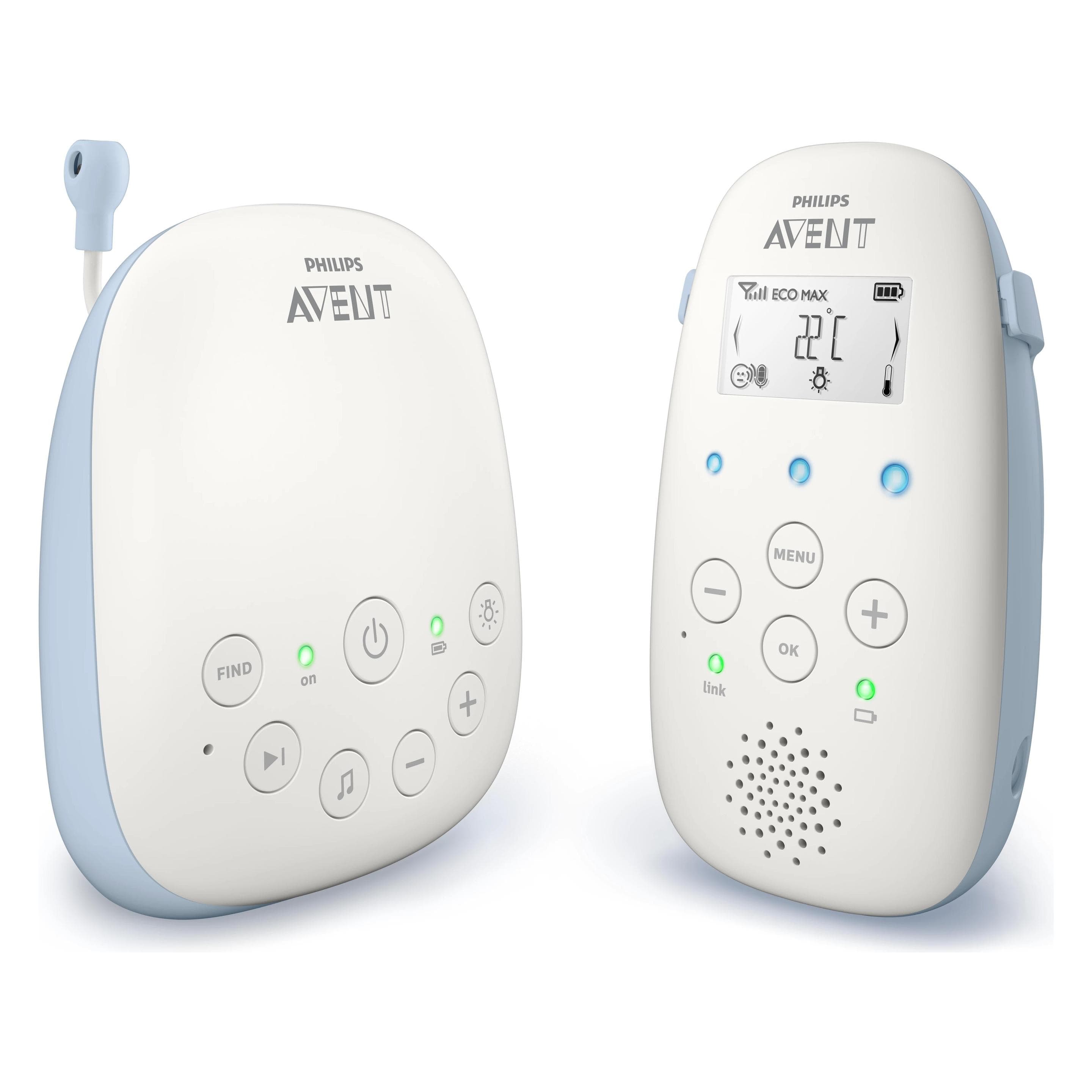 Philips Avent, Babyphone, Smart Eco (Babyphone Audio, 330 m)