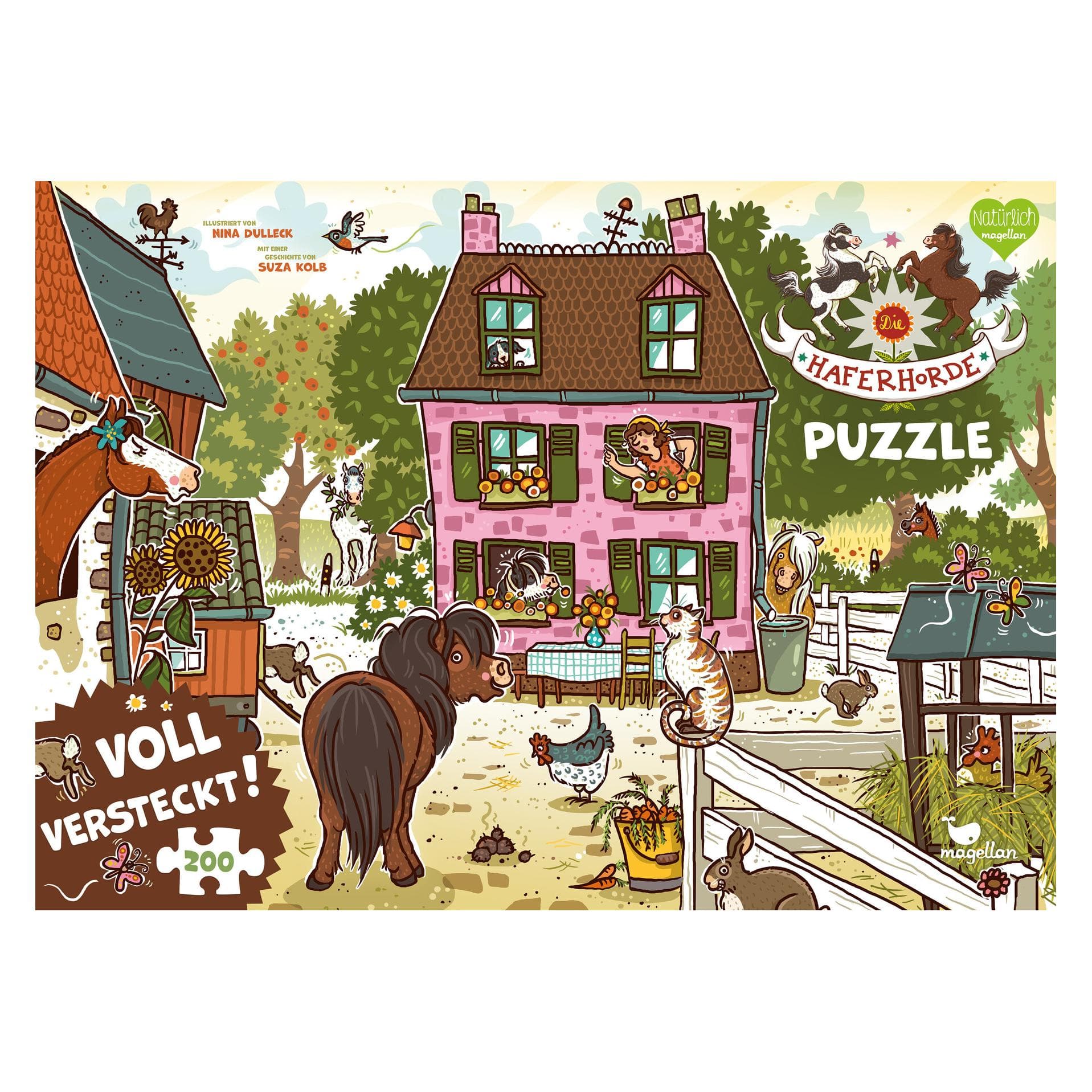 Magellan Die Haferhorde - Voll versteckt! (Puzzle) (200 Teile)