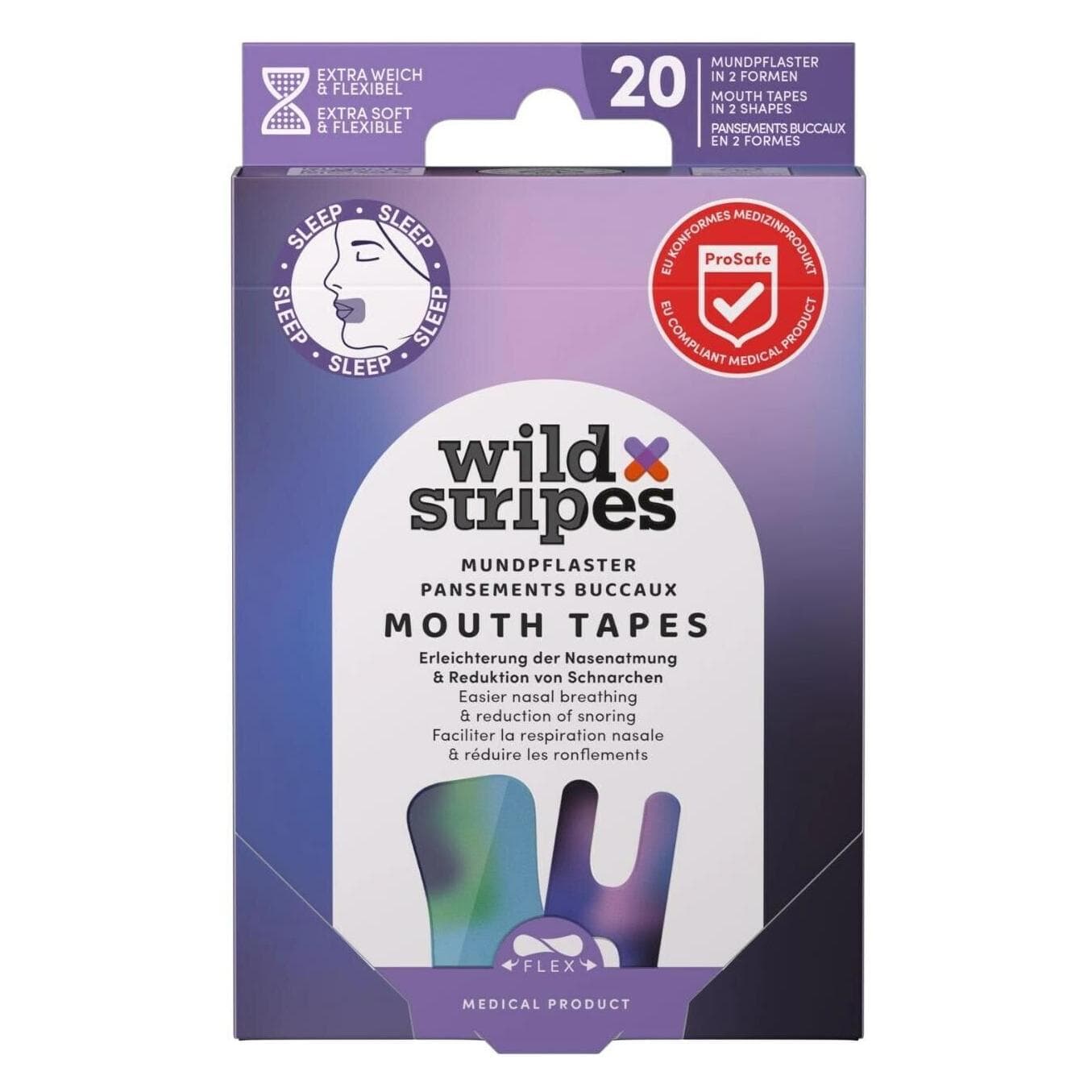 Wild Stripes, Schlaftherapie, Mund Tapes 20