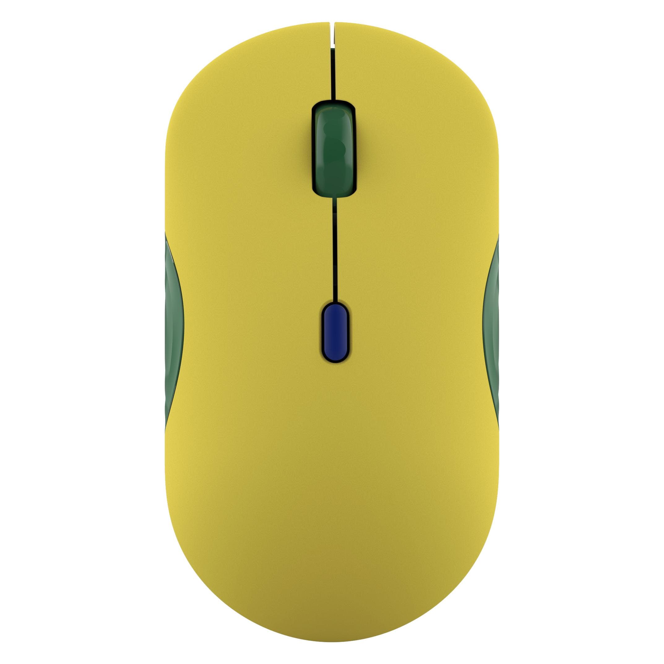 Lenovo Mysz 350 Bluetooth Silent Mouse (Fan Edition - Brazil) - myš (Kabellos), Maus, Gelb