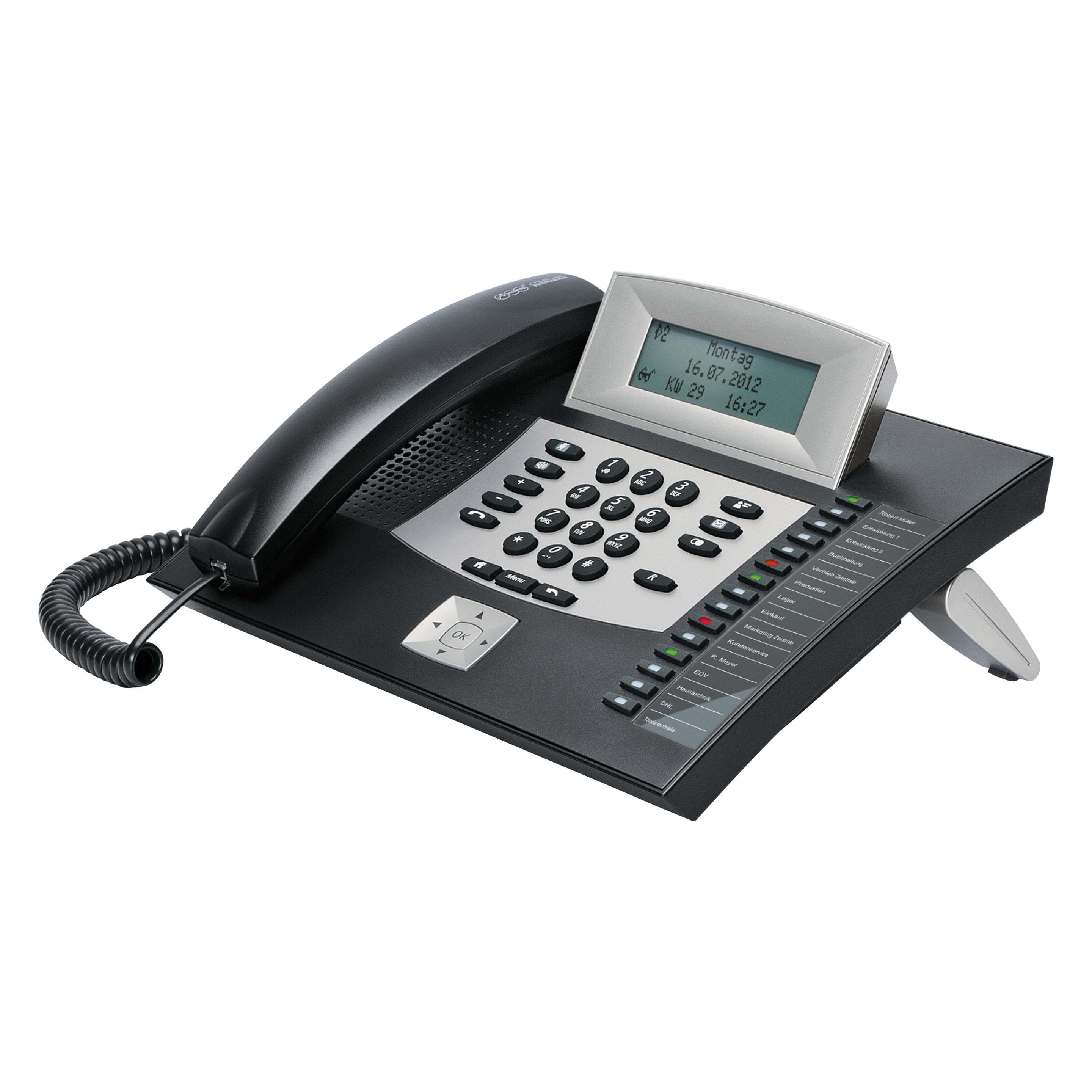Auerswald COMFORTEL 1600 BLACK, Telefon, Schwarz