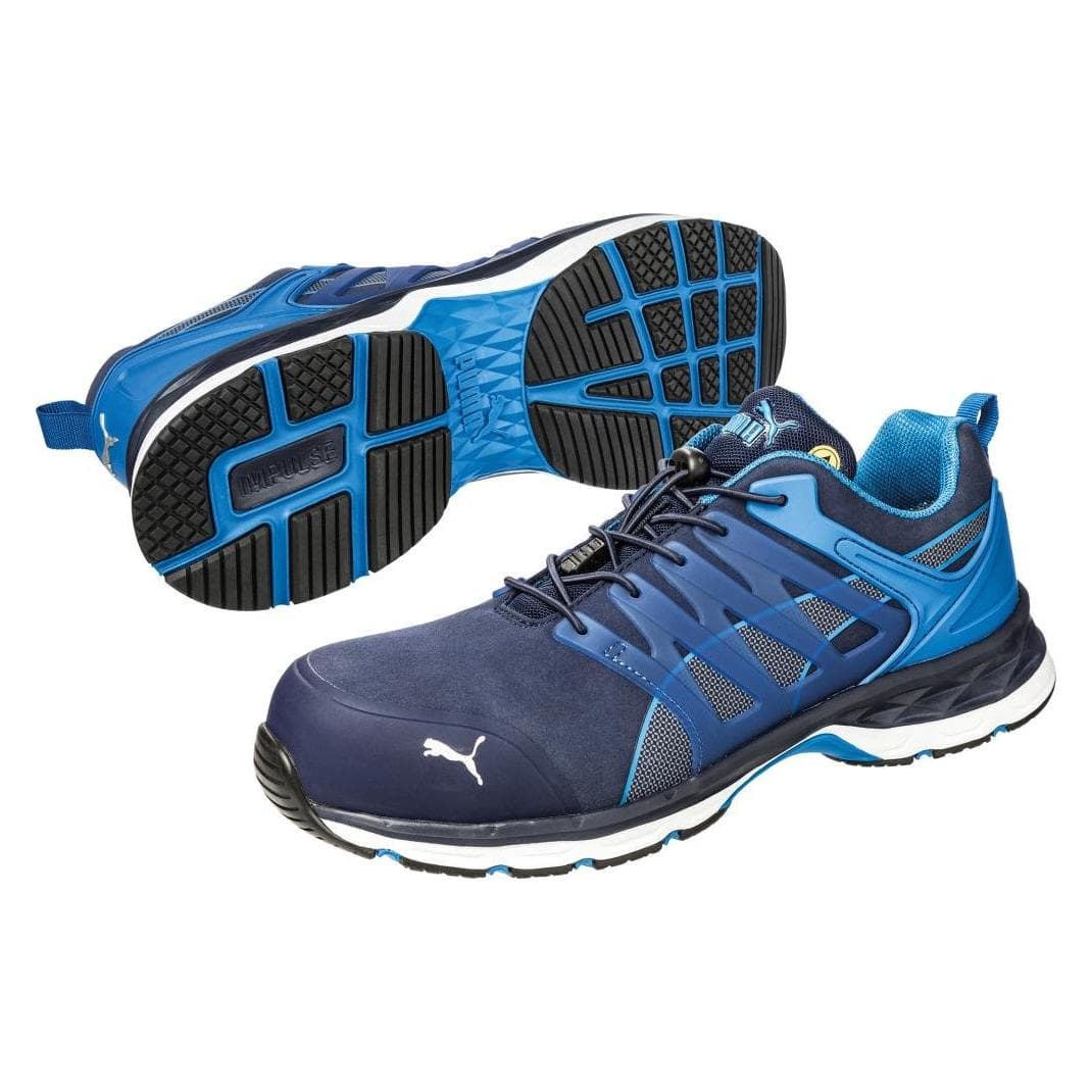 Puma, Sicherheitsschuhe, Velocity 2.0 Blue Low Sicherheitshalbschuh S1P (S1P, 47)