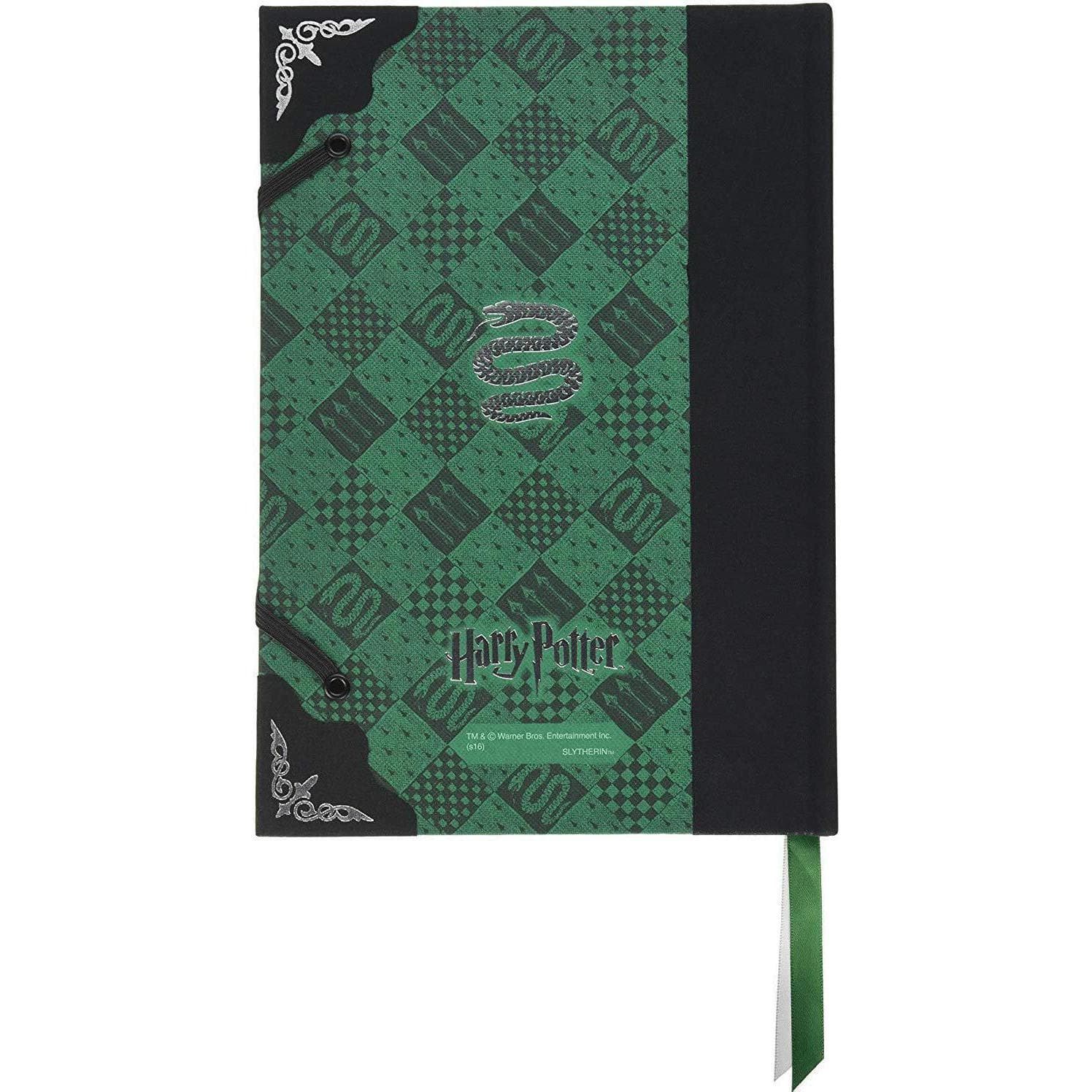 Noble Collection, Heft + Block, Harry Potter: Slytherin (Harter Einband)