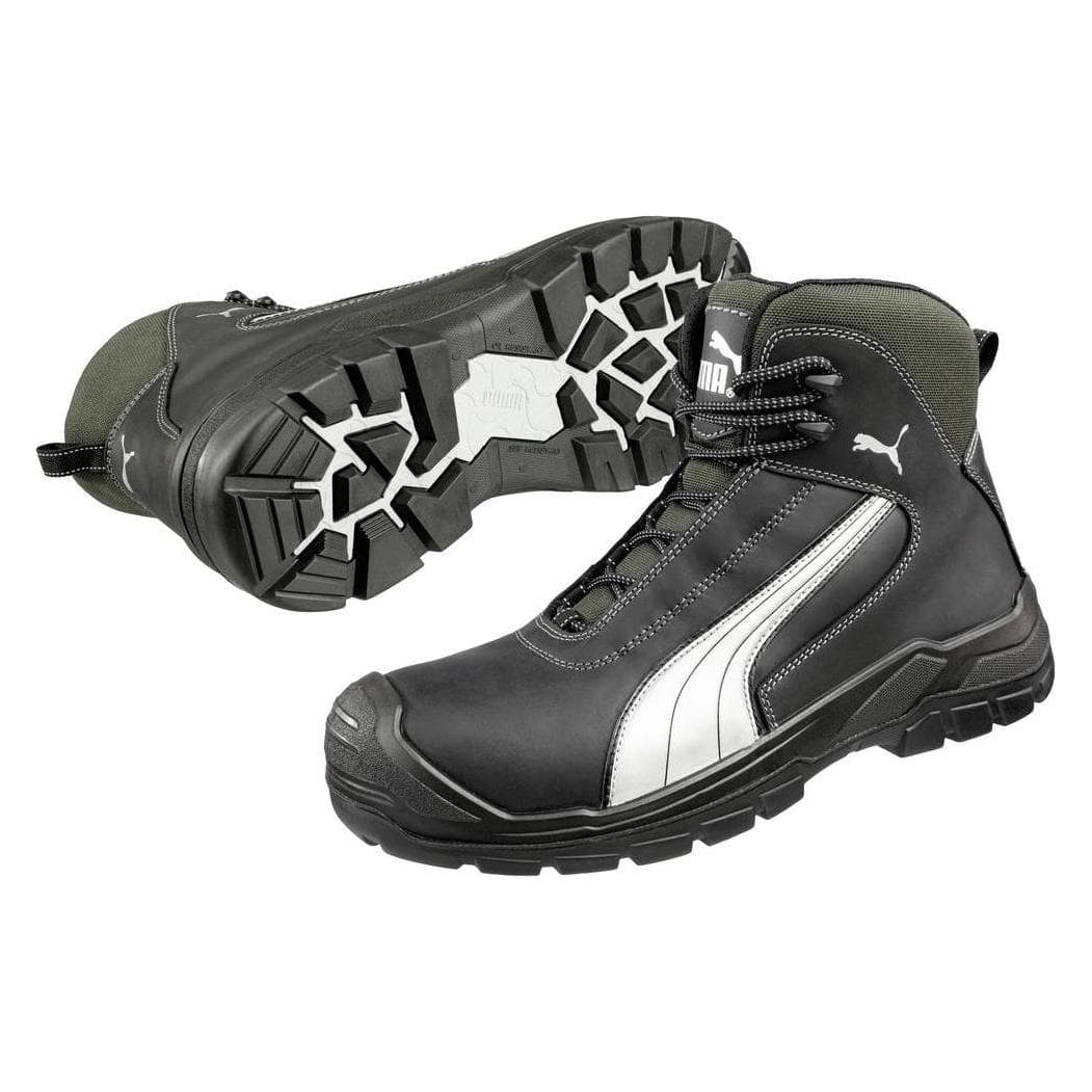 Puma, Sicherheitsschuhe, Cascades Mid 630210202000037 Sicherheitsstiefel S3 Schuhgrösse (EU): 37 Schwarz 1 Paar (S3, 37)