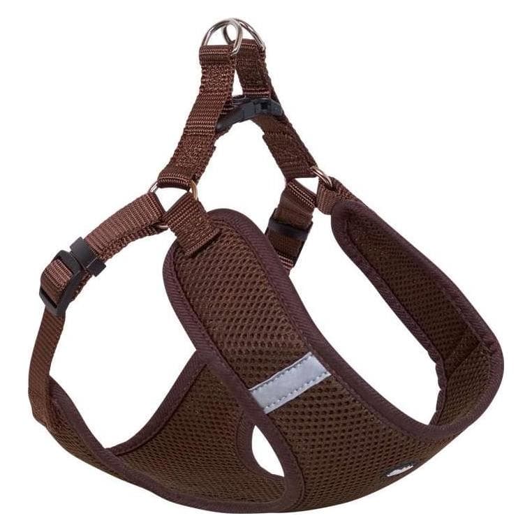 Nobby Mesh Reflect Harness M Braun 48-56cm (M, Hund, Allgemein, Spazieren), Halsband + Leine