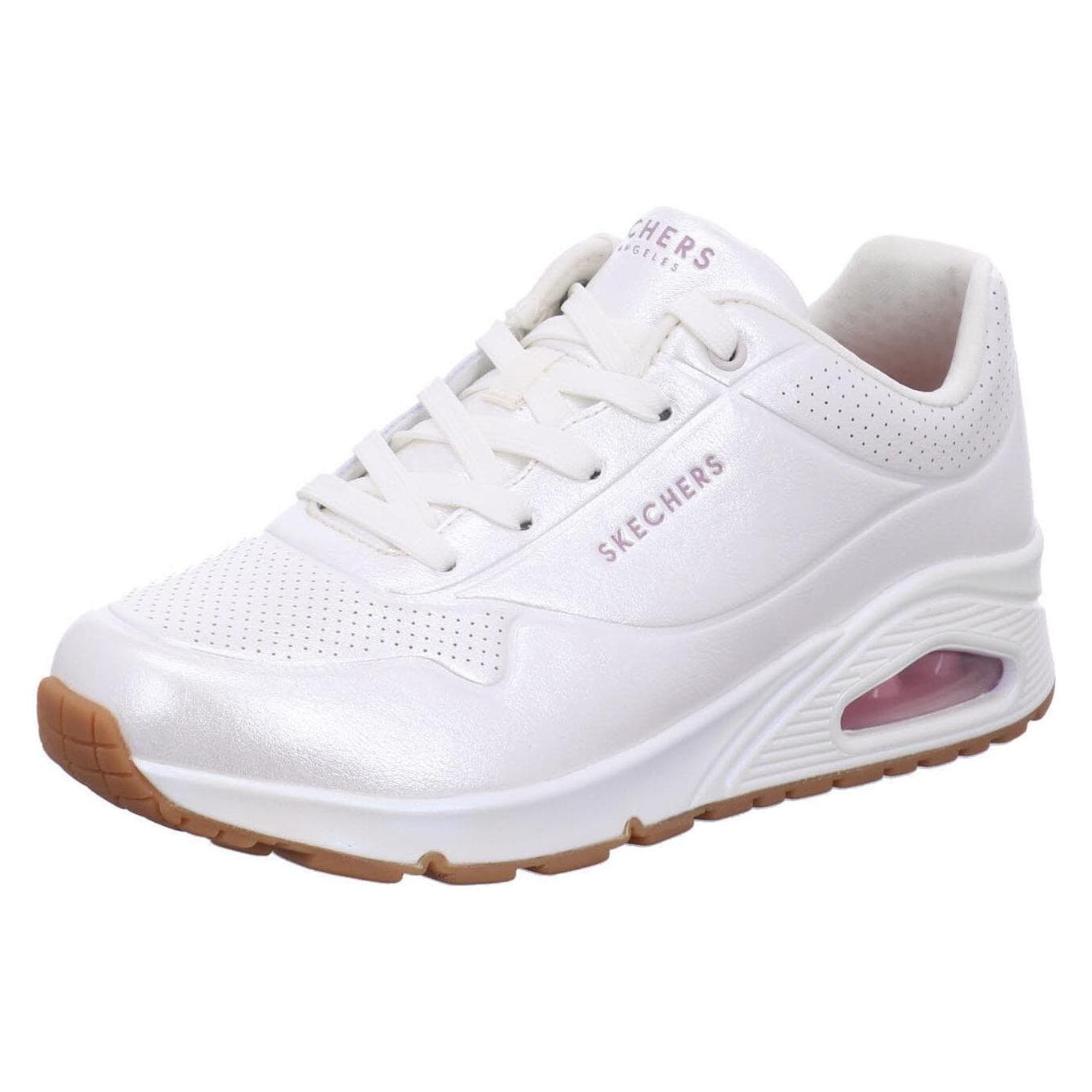 Skechers, Damen, Sneakers, Uno - Pearl Queen, Braun, Beige, Weiss, (41)