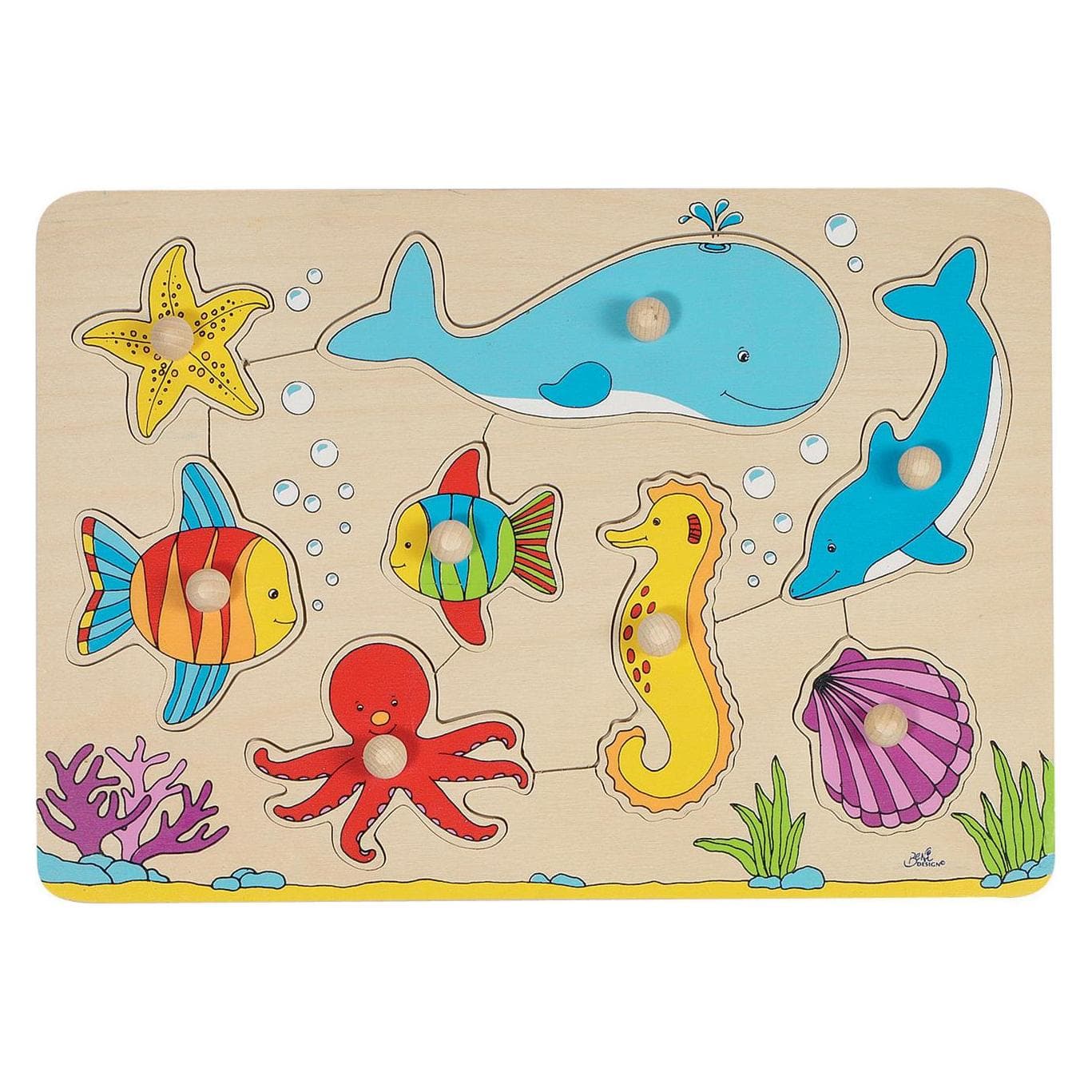 Goki Bubble Puzzle Unterwasserwelt (8 Teile)