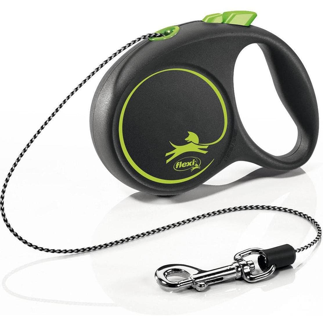 Flexi Black Design Seil (XS, Hund, Allgemein), Halsband + Leine