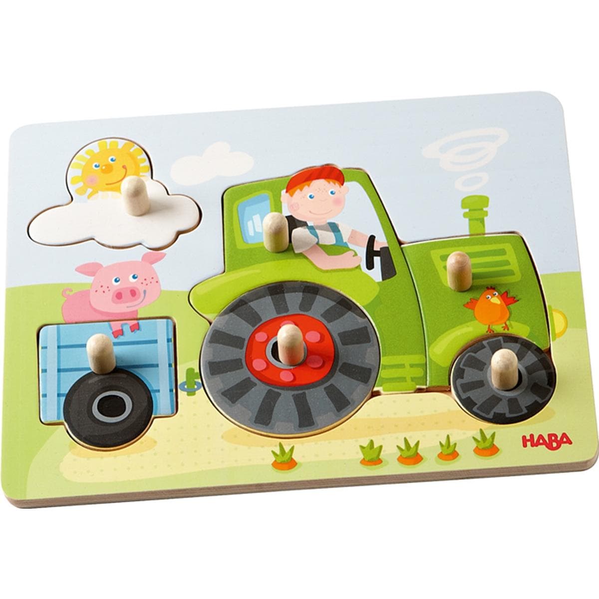 Haba Greifpuzzle Peters Bauernhof (6 Teile)