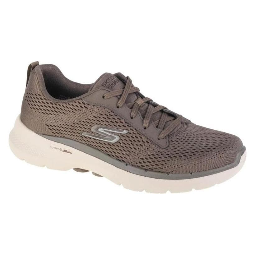 Skechers, Herren, Sneakers, Go Walk 6 Avalo 216209-TPE - 42,5, Grau, Braun, (42.5)