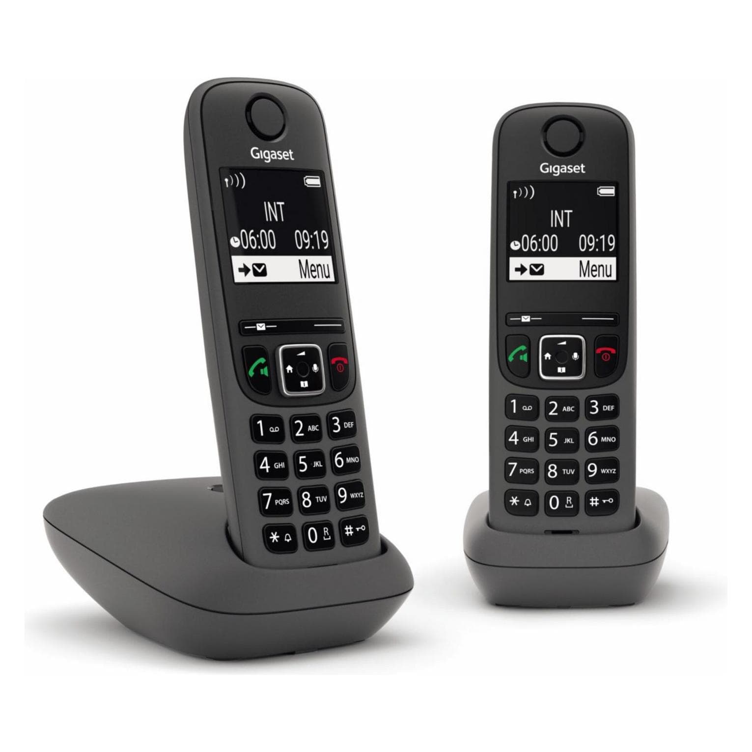 Gigaset AE690 Analoges/DECT-Telefon, Telefon, Grau