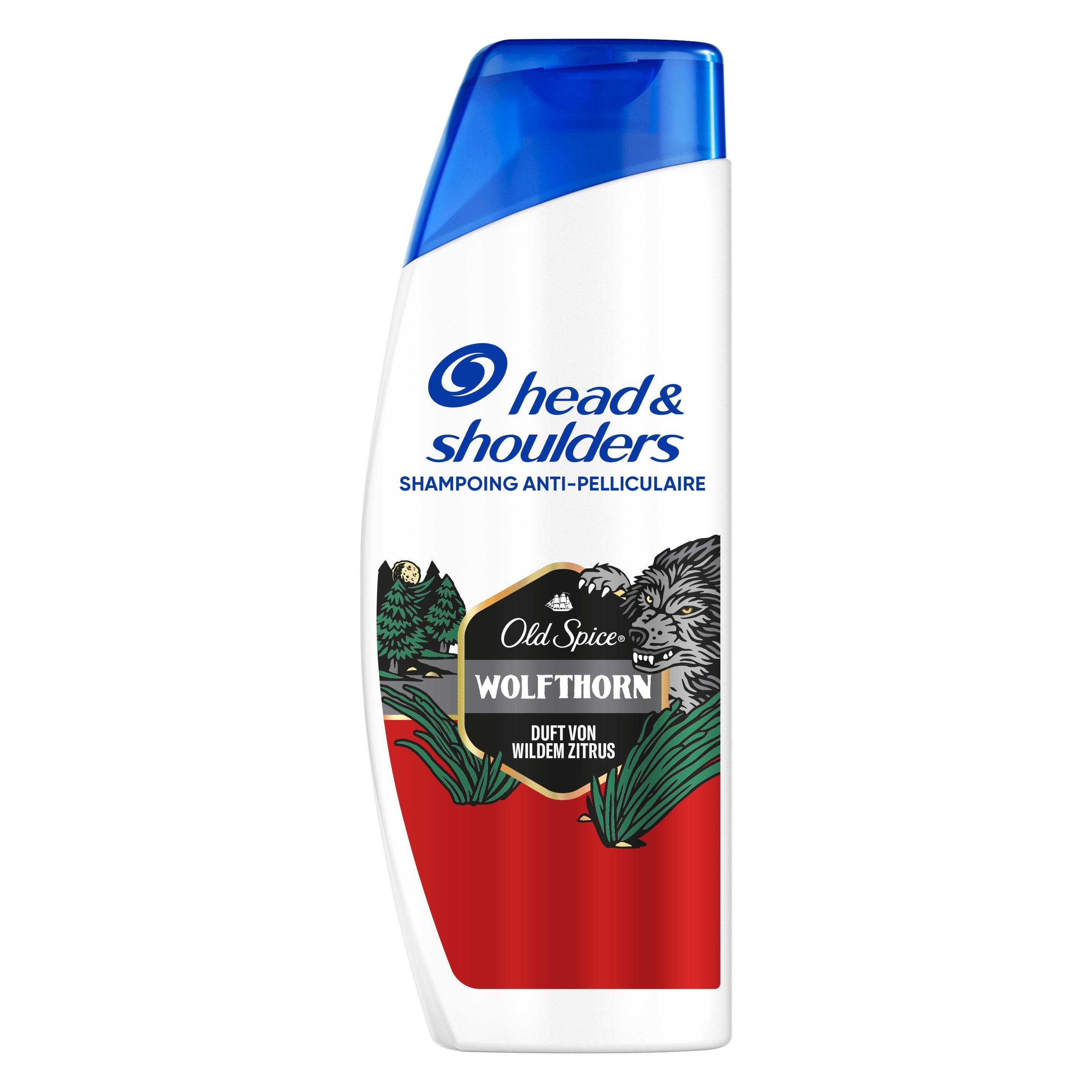 Head & Shoulders, Shampoo, Sh Old Spice Wolfthorn (Flüssiges Shampoo, 250 ml)
