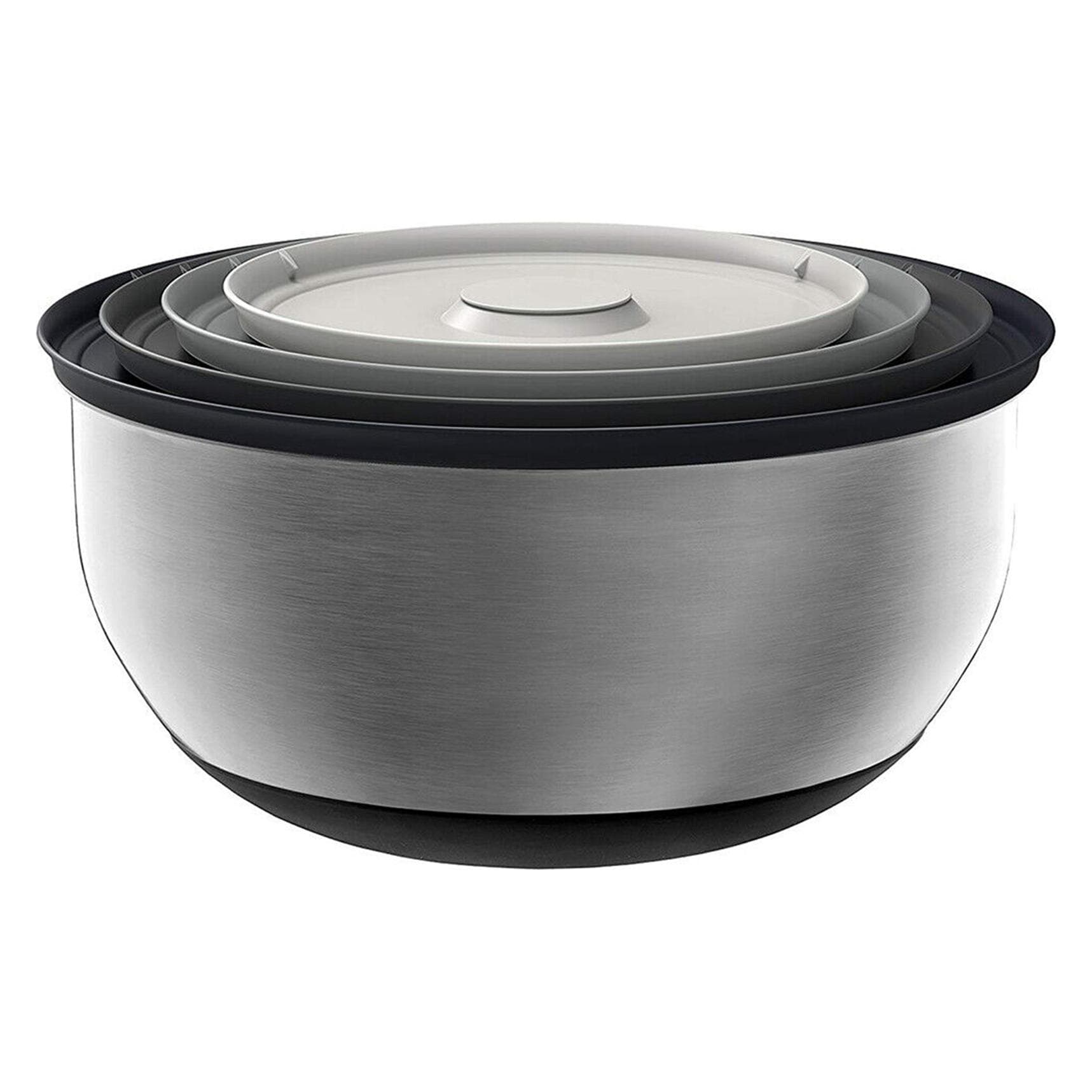 Joseph Joseph Nest 100 Prep&Store, Schüssel + Schale, Silber