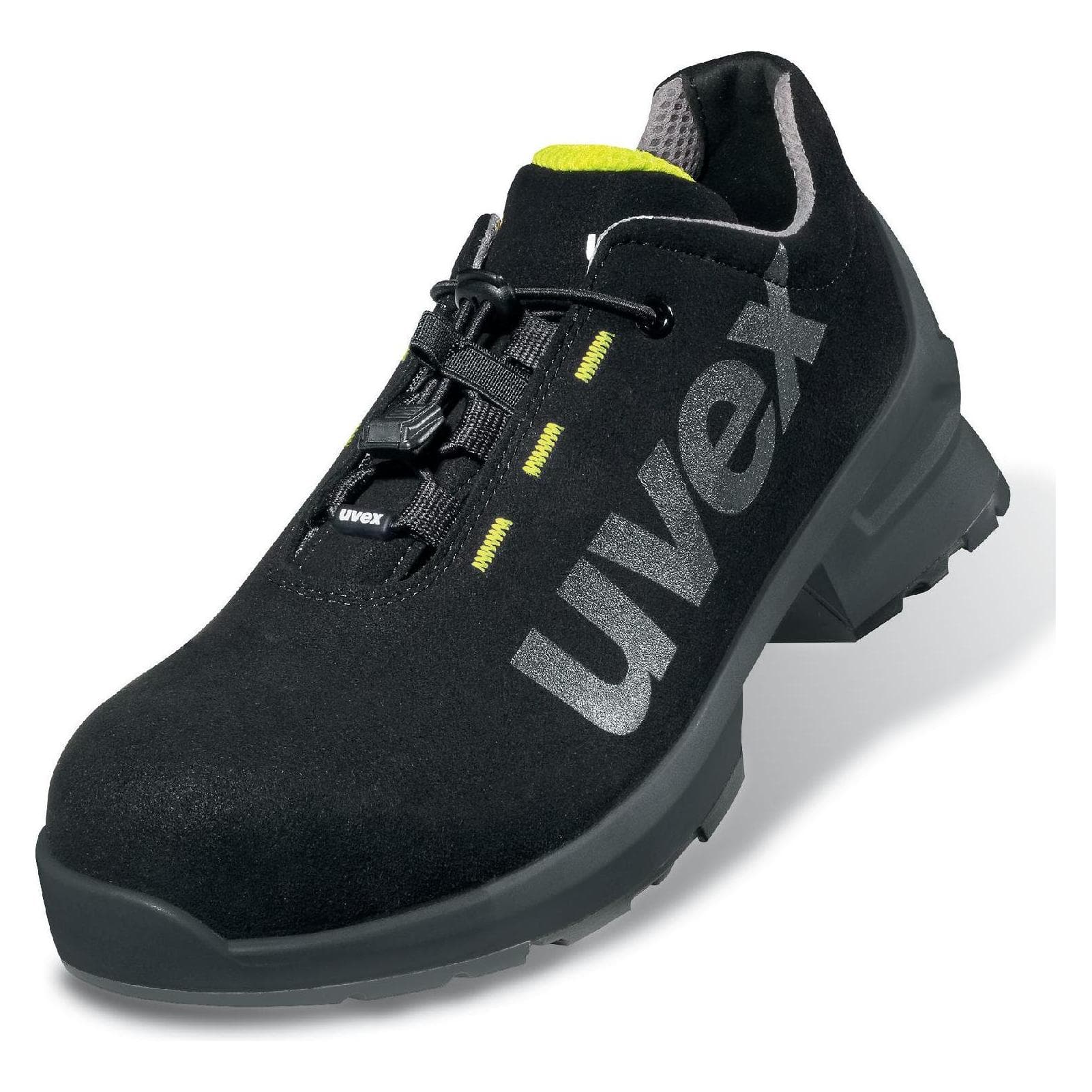 Uvex, Sicherheitsschuhe, 1 Halbschuhe S2 65629 schwarz, gelb Weite 12 Grösse 38 (S2, 38)