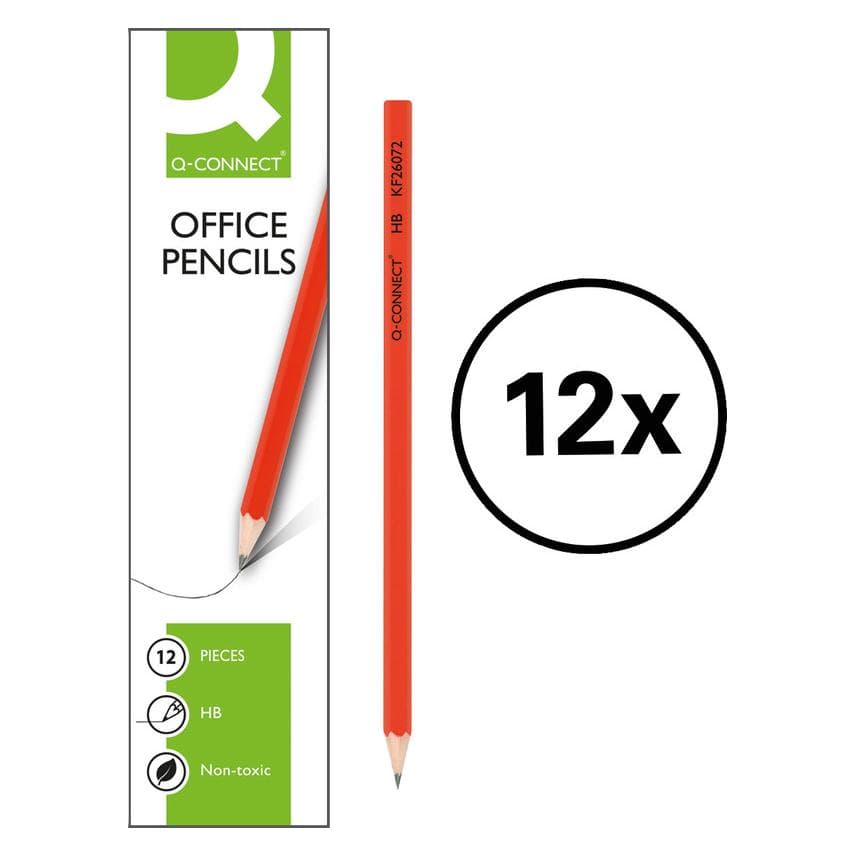 Q-Connect, Bleistift, Bleistift school&office (2 mm, HB, 12x)