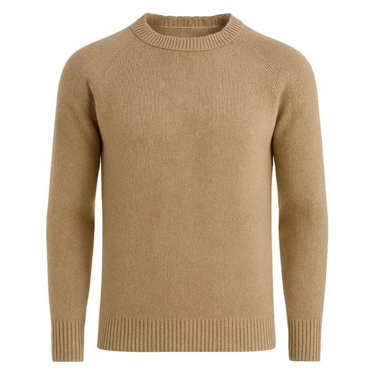 Suit, Herren, Pullover, Men's sweater Pedro beige - S131204-1294, Beige, (S)