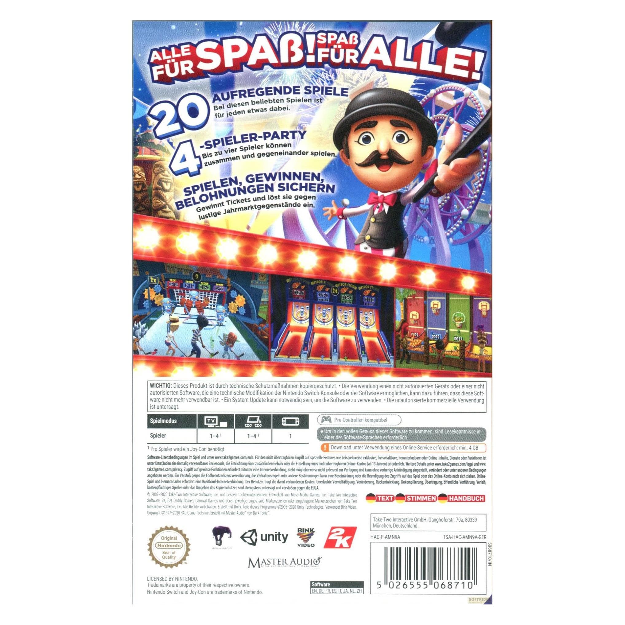 2K Games, Carnival Games