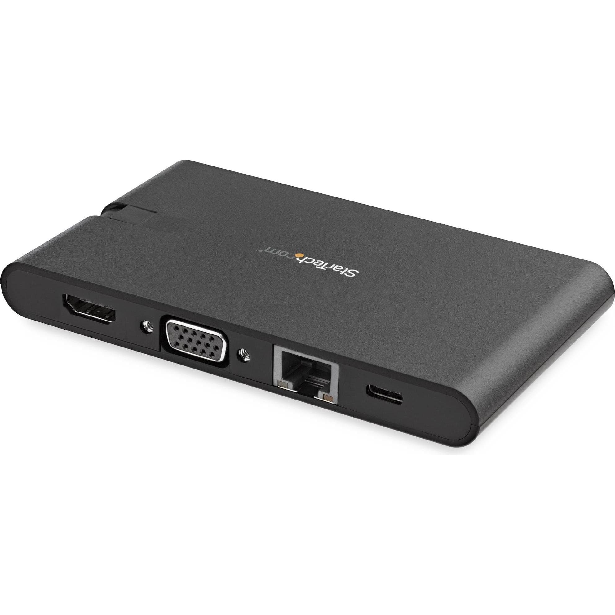 StarTech DKT30CHVSCPD (USB-C, 5 Ports), Dockingstation + USB Hub, Schwarz