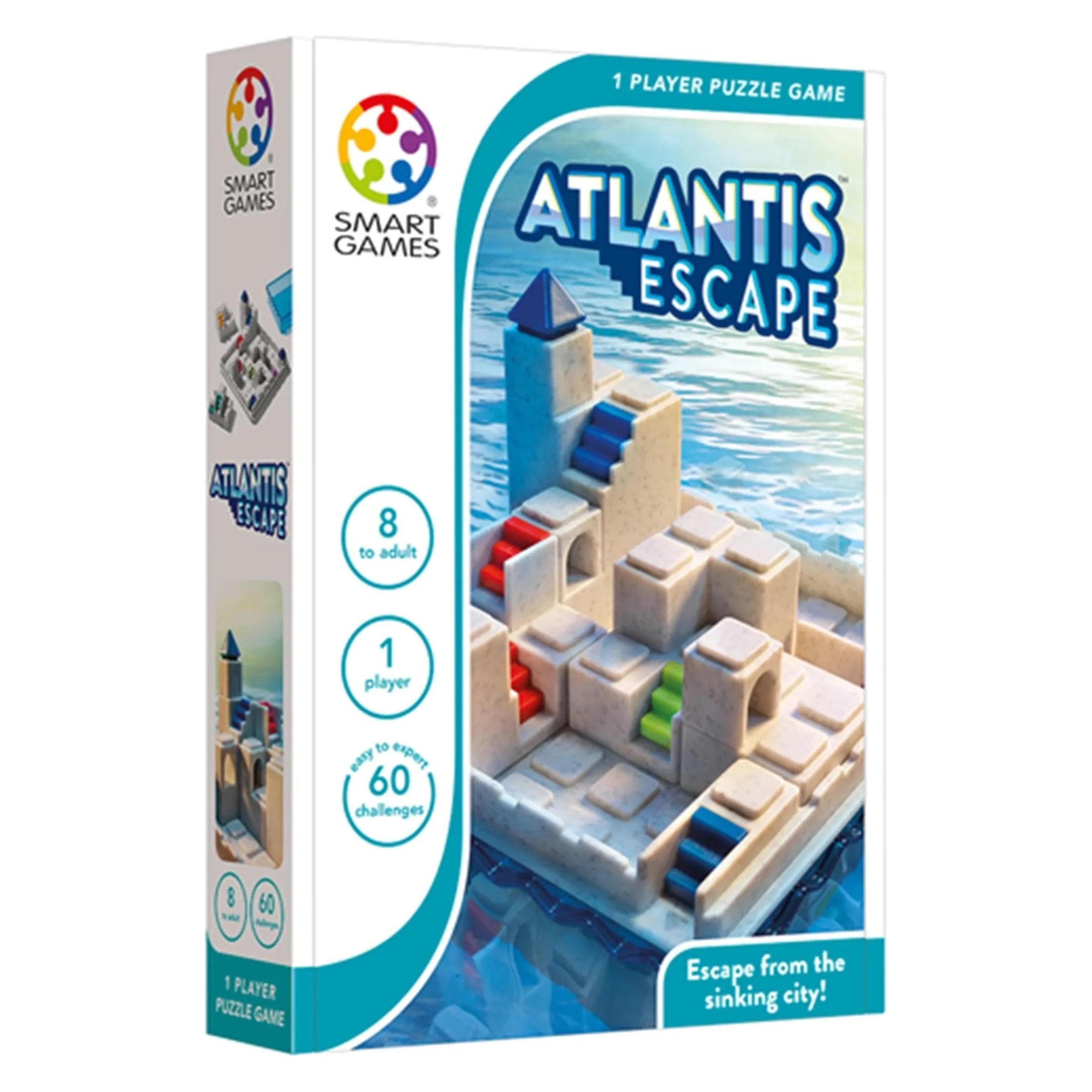Smart Games SG Atlantis Escape (Deutsch, Englisch, Französisch, Italienisch, Multilingual, 1 Spieler)