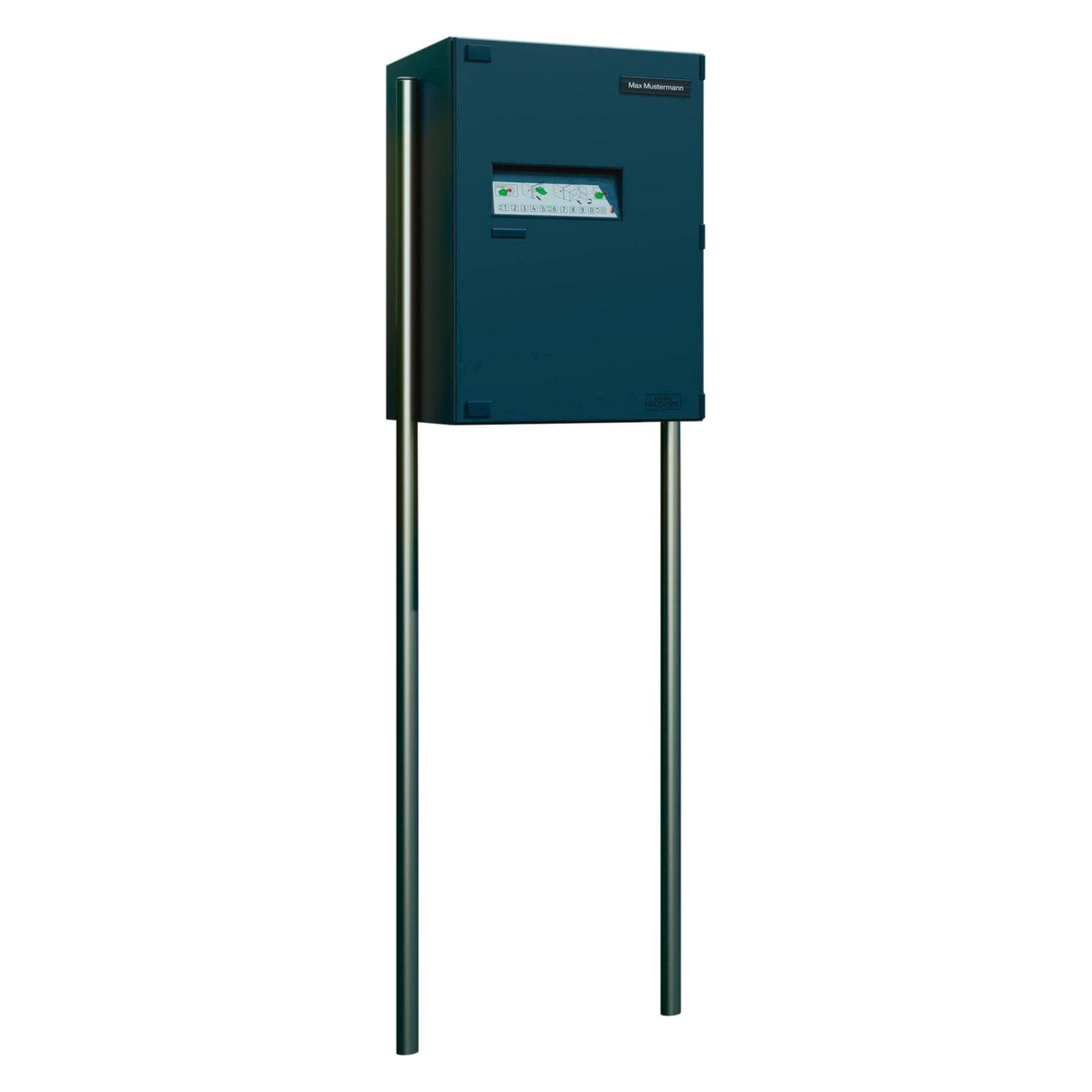 Burg Wächter, Briefkasten, Ständer für Paketbox (Paar) UNIVERSAL 150 eBoxx NI