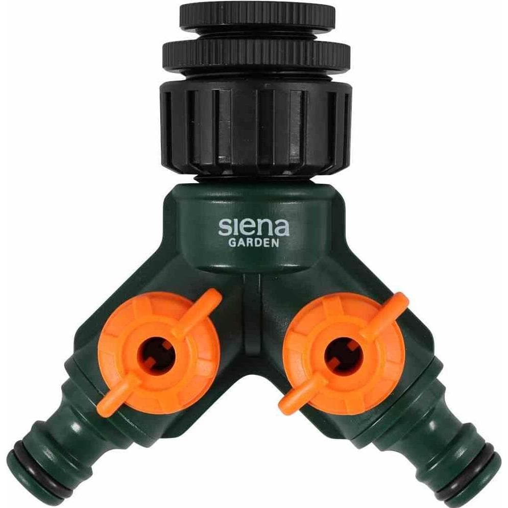 Siena Garden, Schlauchanschluss + Schlauchverbinder, 2-Wege-Verteiler (2 Wege Verteiler, 33.30 mm)