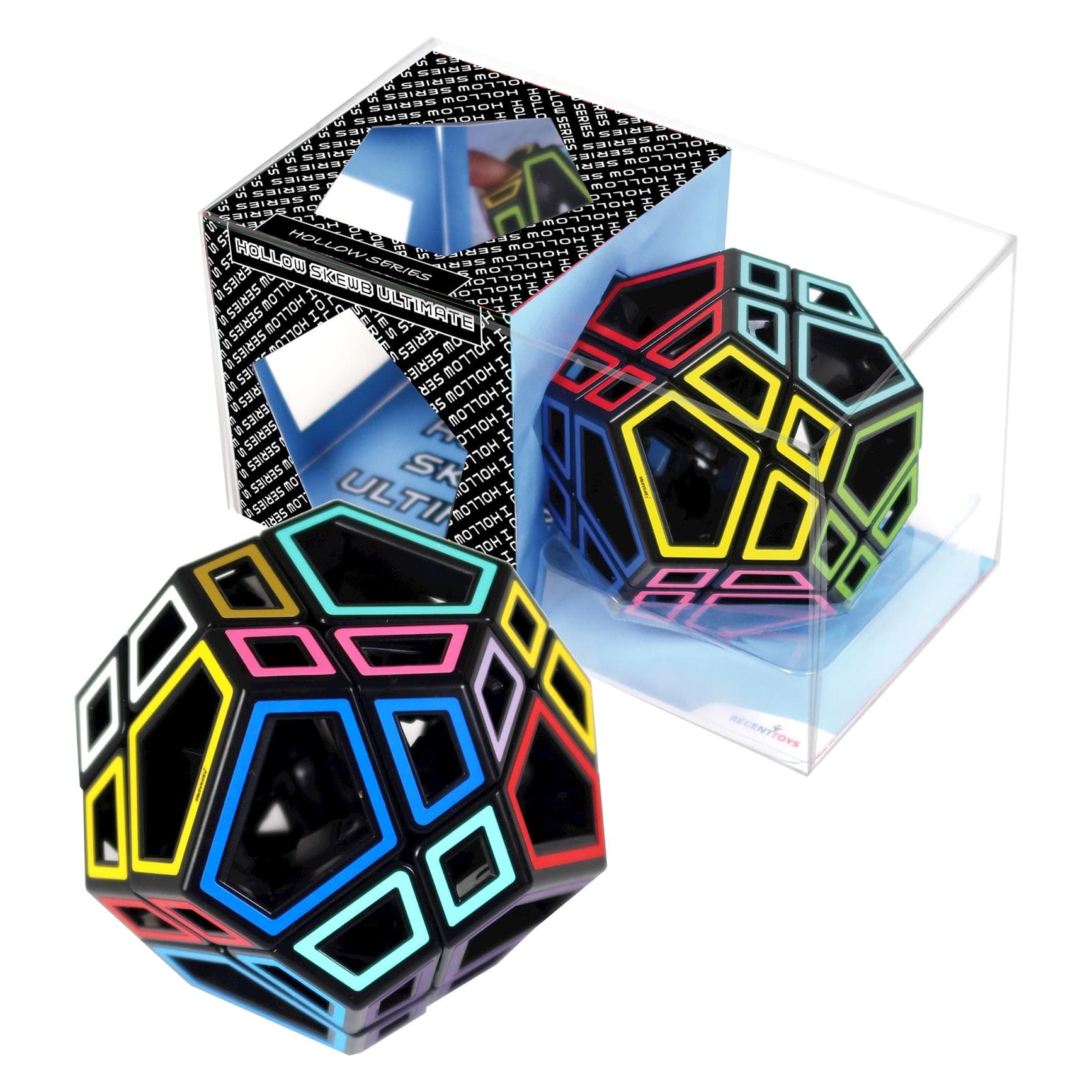 Recent Toys Hollow Skewb Ultimate ab 14 Jahren, 1 Spieler, Knobelspiel, Logiktrainer (Deutsch, Französisch, 1 Spieler)