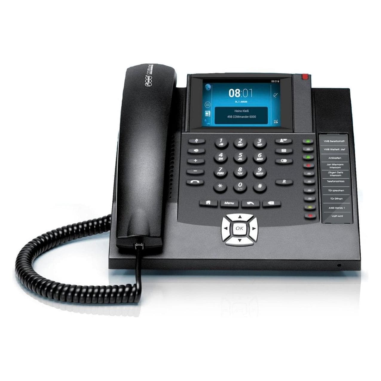 Auerswald COMFORTEL 1400 (ISDN) SCHWARZ, Telefon, Schwarz