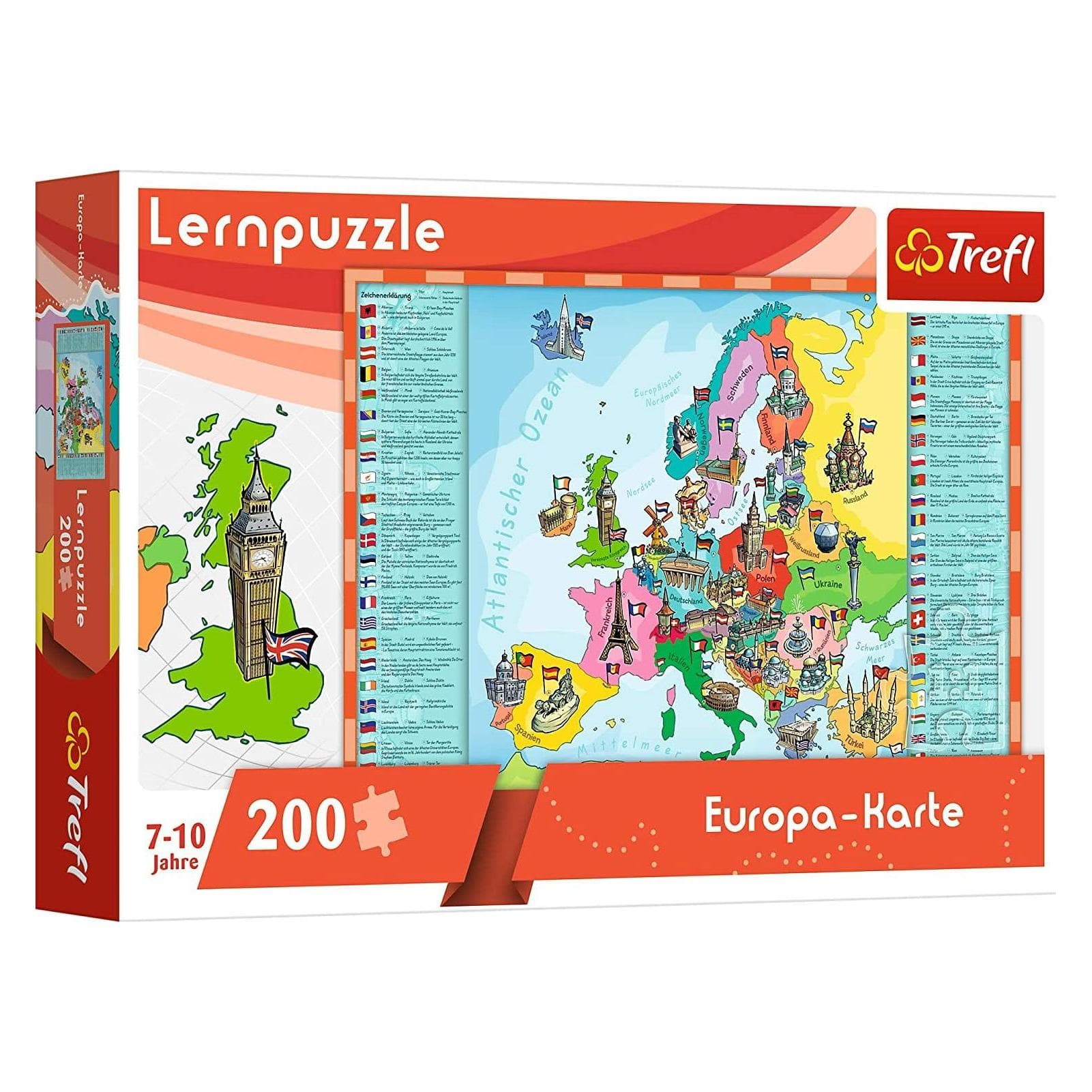Trefl Europa Karte (200 Teile)