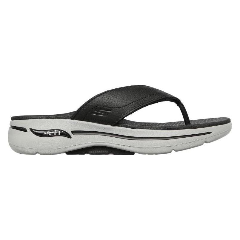 Skechers, Herren, Flip-Flops, Walk Arch Fit San Flip-Flops, Grau, Schwarz, (41)