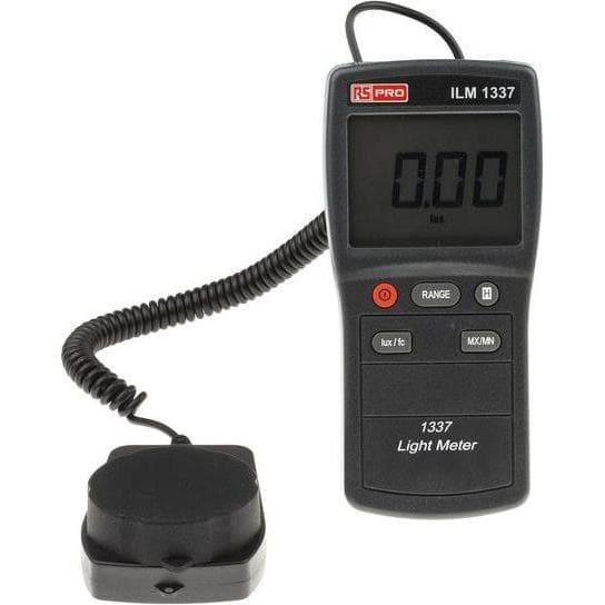 RS PRO, Detektor, Light Meter LCD Display