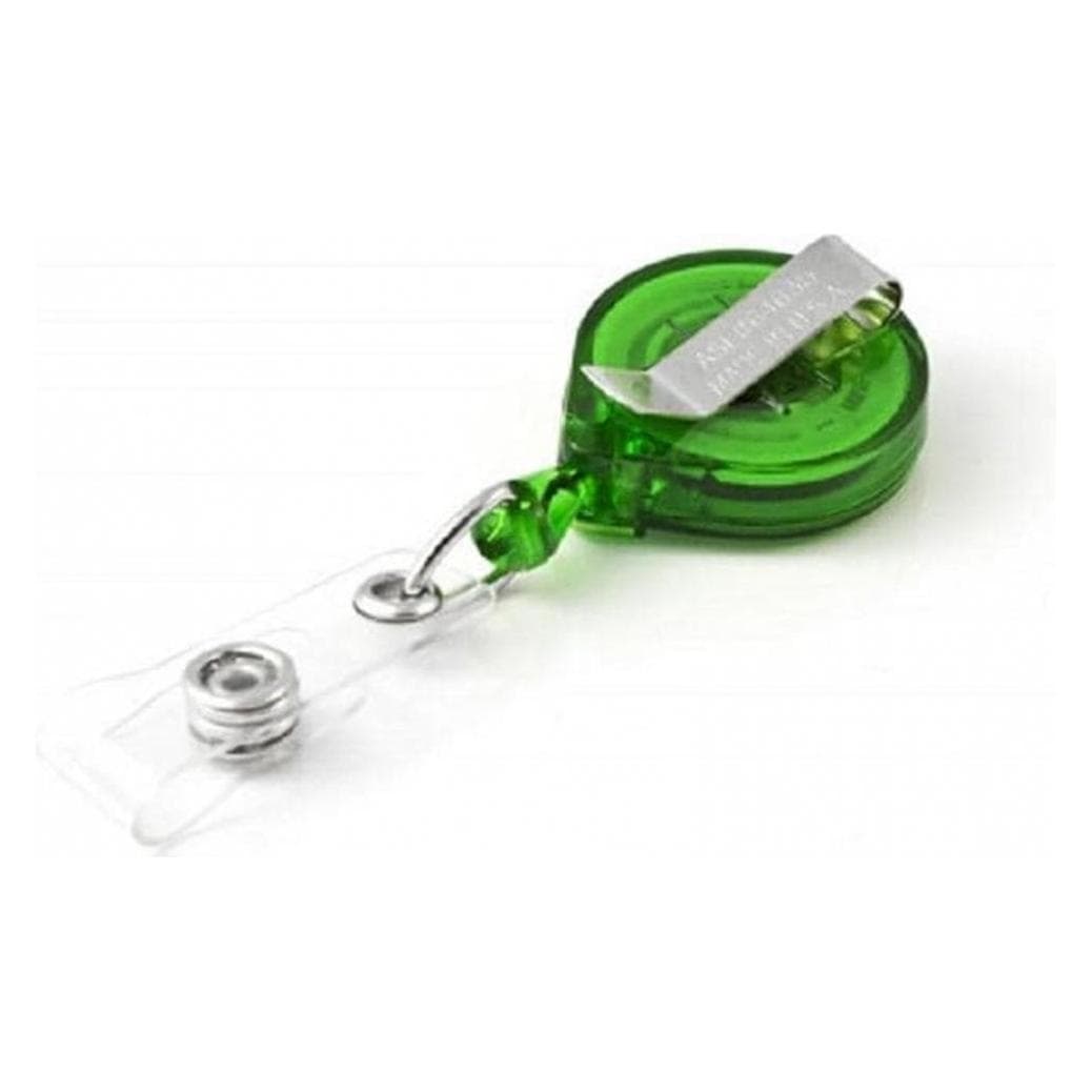 Rieffel, Schlüsselanhänger, Badgehalter, Grün