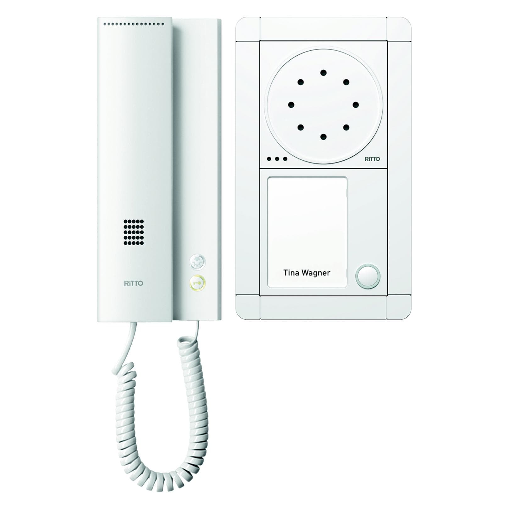 Schneider Electric, Klingel + Türsprechanlage, Portier Audio Set WE weiss/weiss (Kabelgebunden)