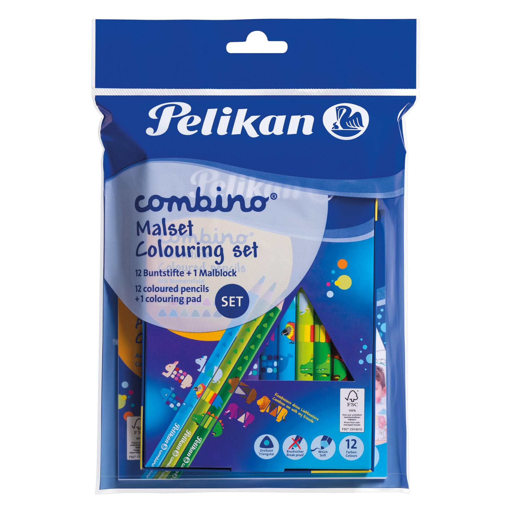 Pelikan, Malstifte, Ausmal-Set Combino 812726 2-teilig (12x)