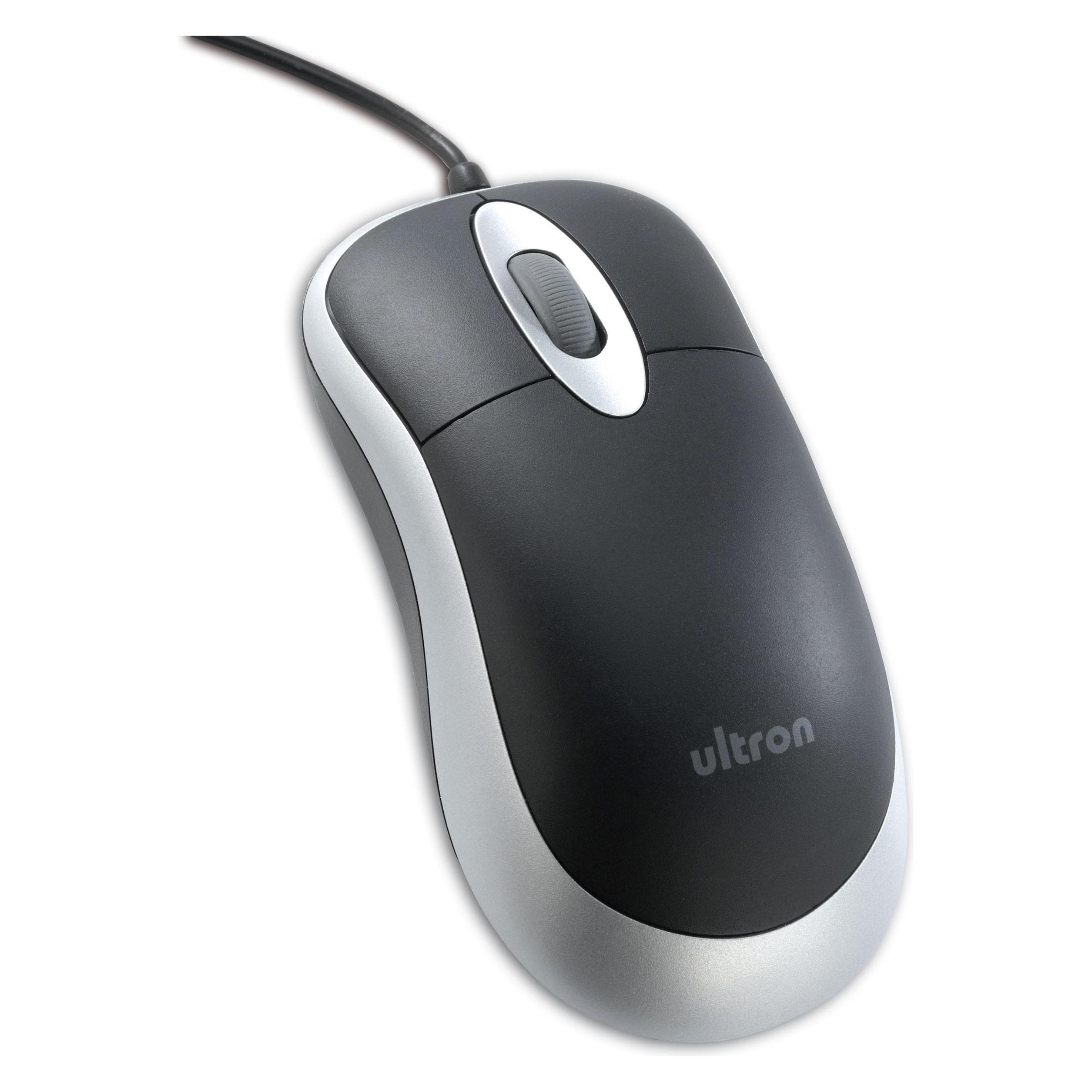 Ultron UM-100 (Kabelgebunden), Maus, Silber, Schwarz