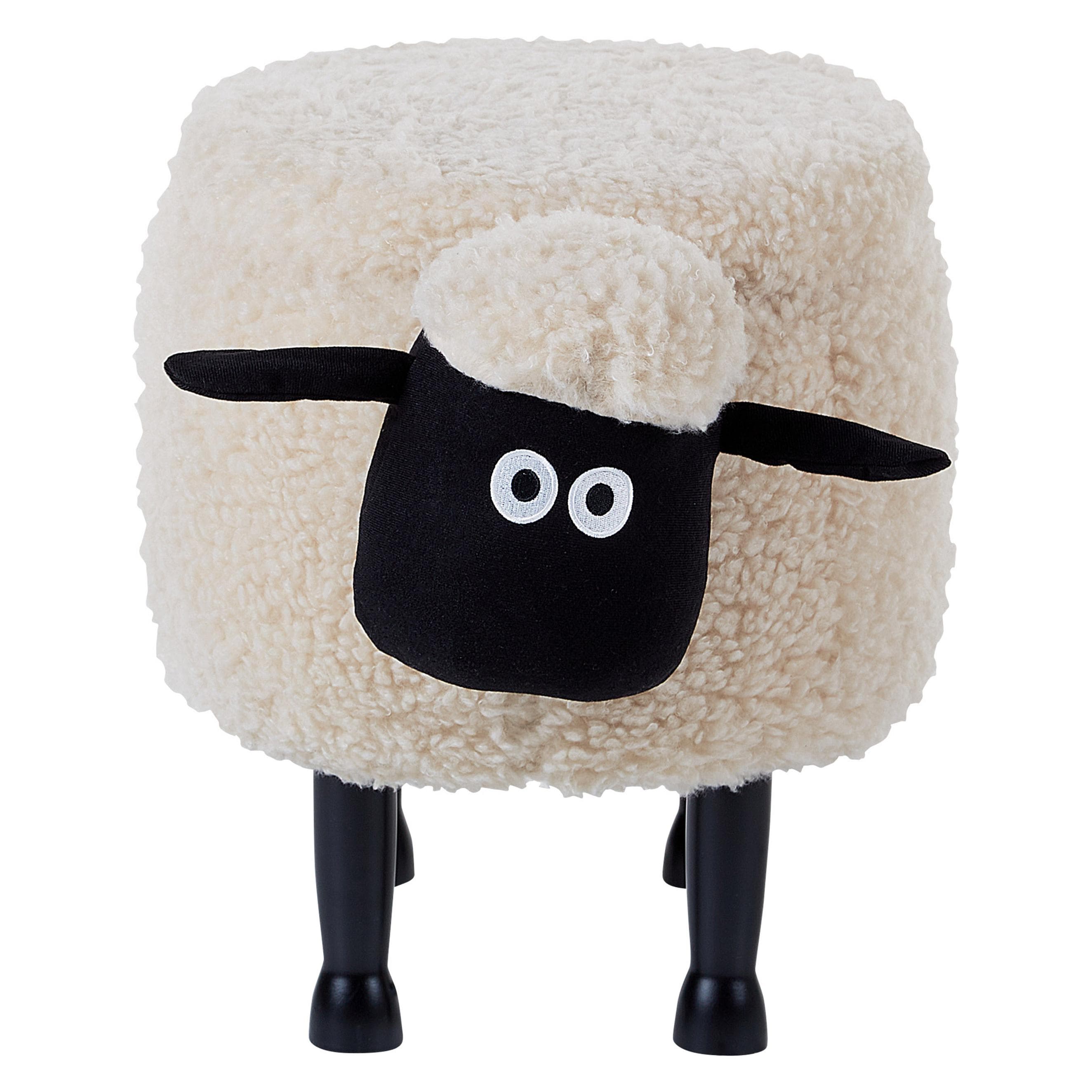 Beliani, Hocker + Pouf, Sheep