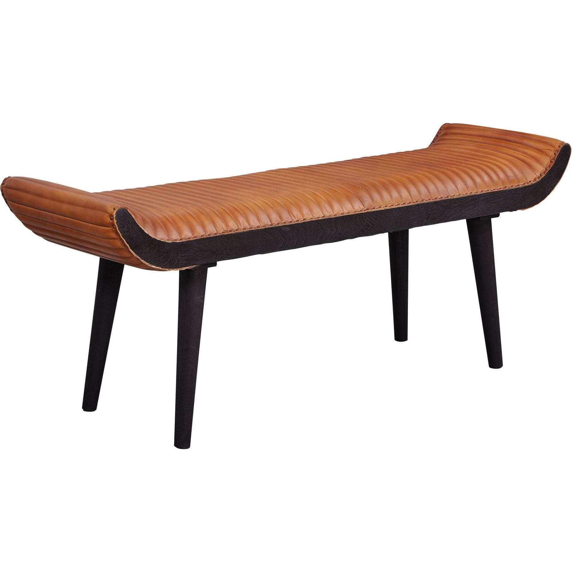 Wohnling, Sitzbank, Echtleder (125 cm)