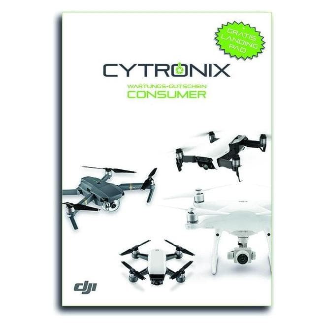 Cytronix Gutschein Wartung Consumer (DJI Spark), Drohne Zubehör, Weiss, Schwarz