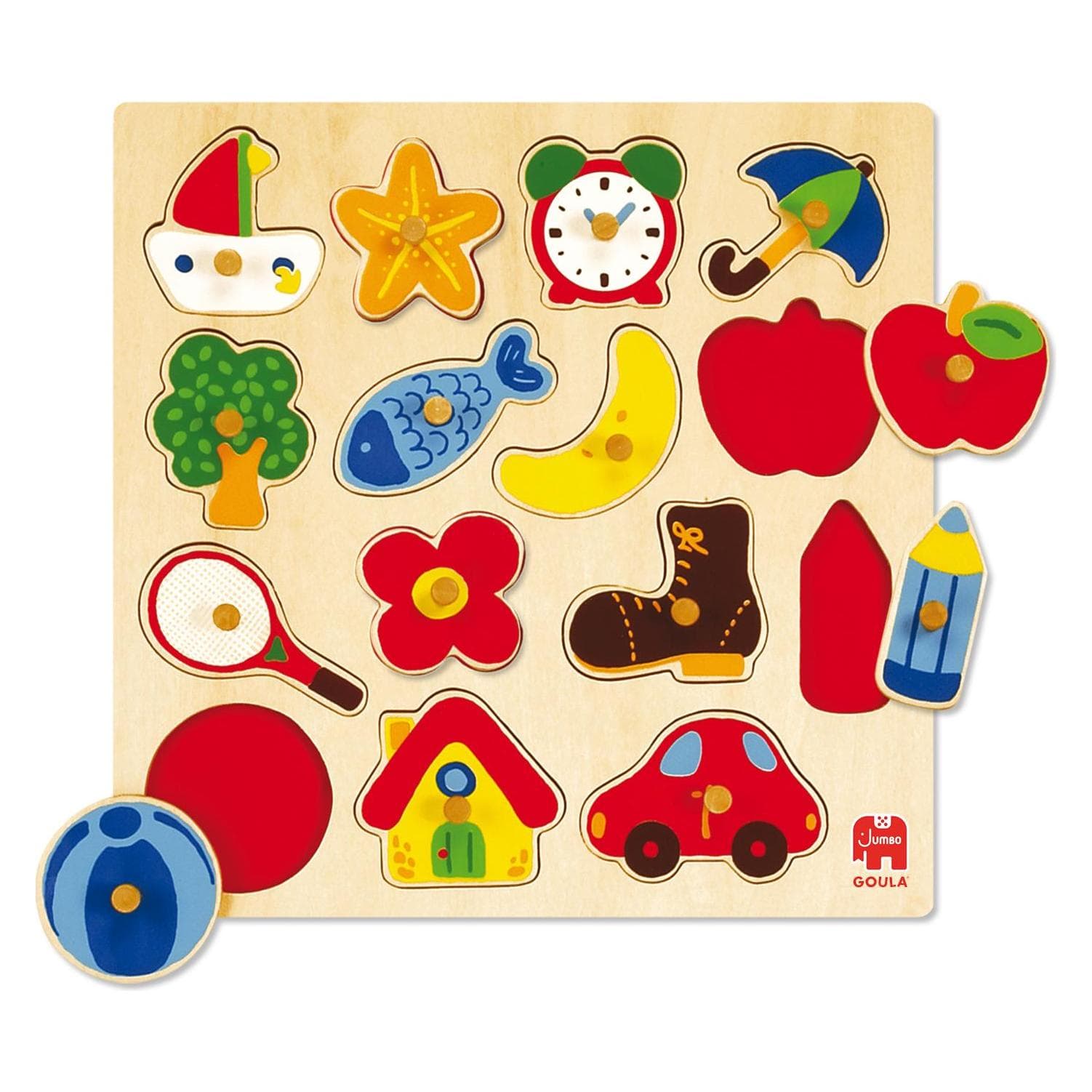 Goula Puzzle Silhouetten (15 Teile)