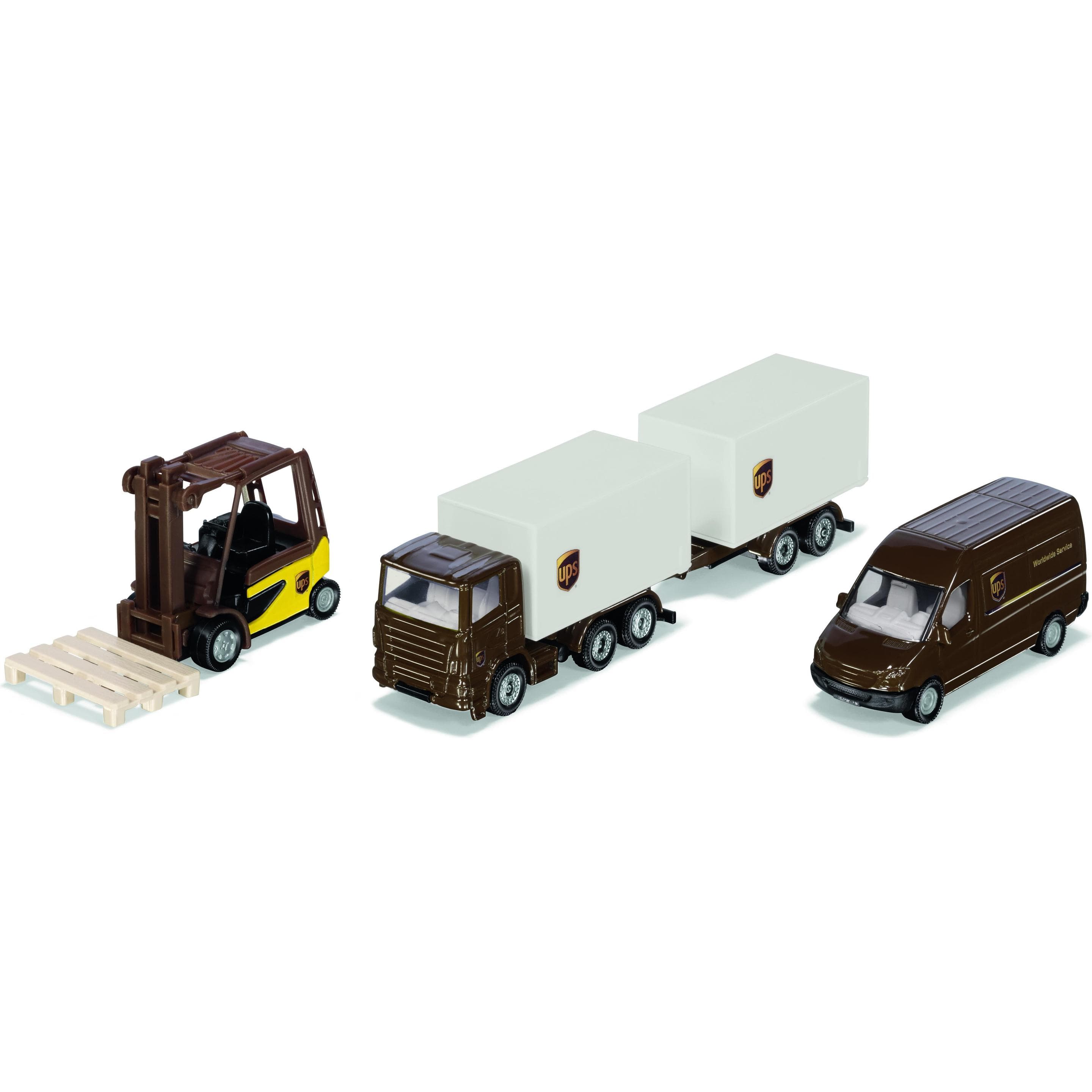 Siku UPS/ DHL Logistik Set (Assortiert)