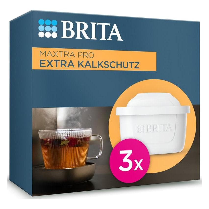 Brita Maxtra Pro Extra Kalkschutz Pack 3, Wasserfilter, Weiss