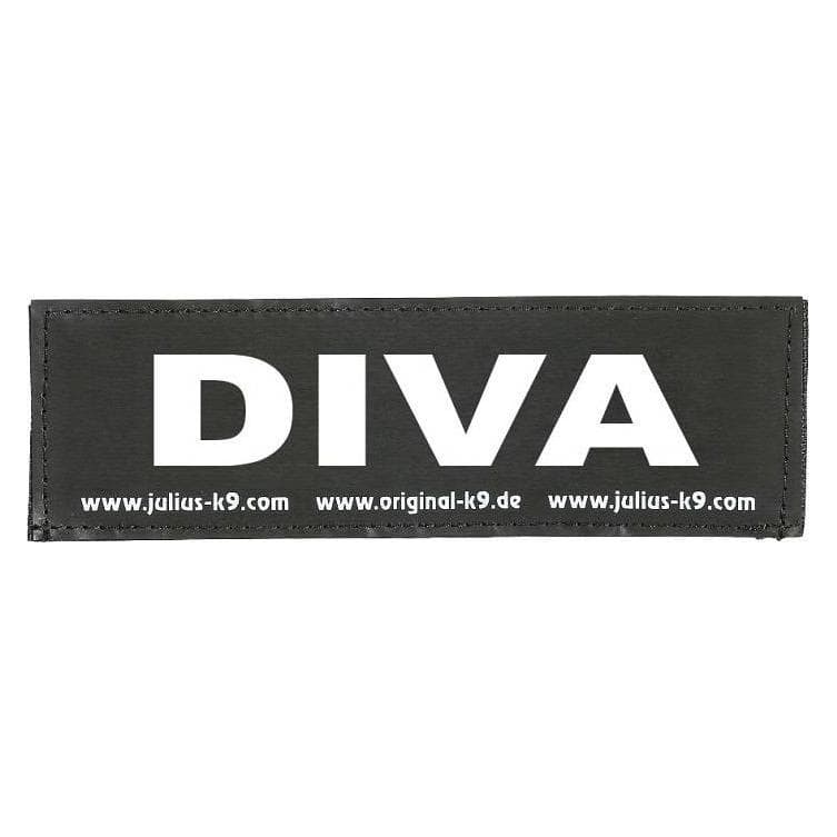 Julius-K9 Logo DIVA, 16x5cm, Gr. 1, 2, 3 (1, 2, 3, Hund, Allgemein), Halsband + Leine