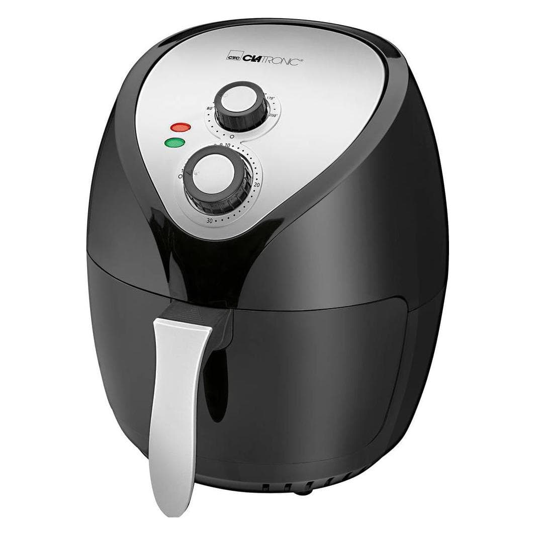 Clatronic FR HeissluftFritteuse, Fritteuse, Schwarz