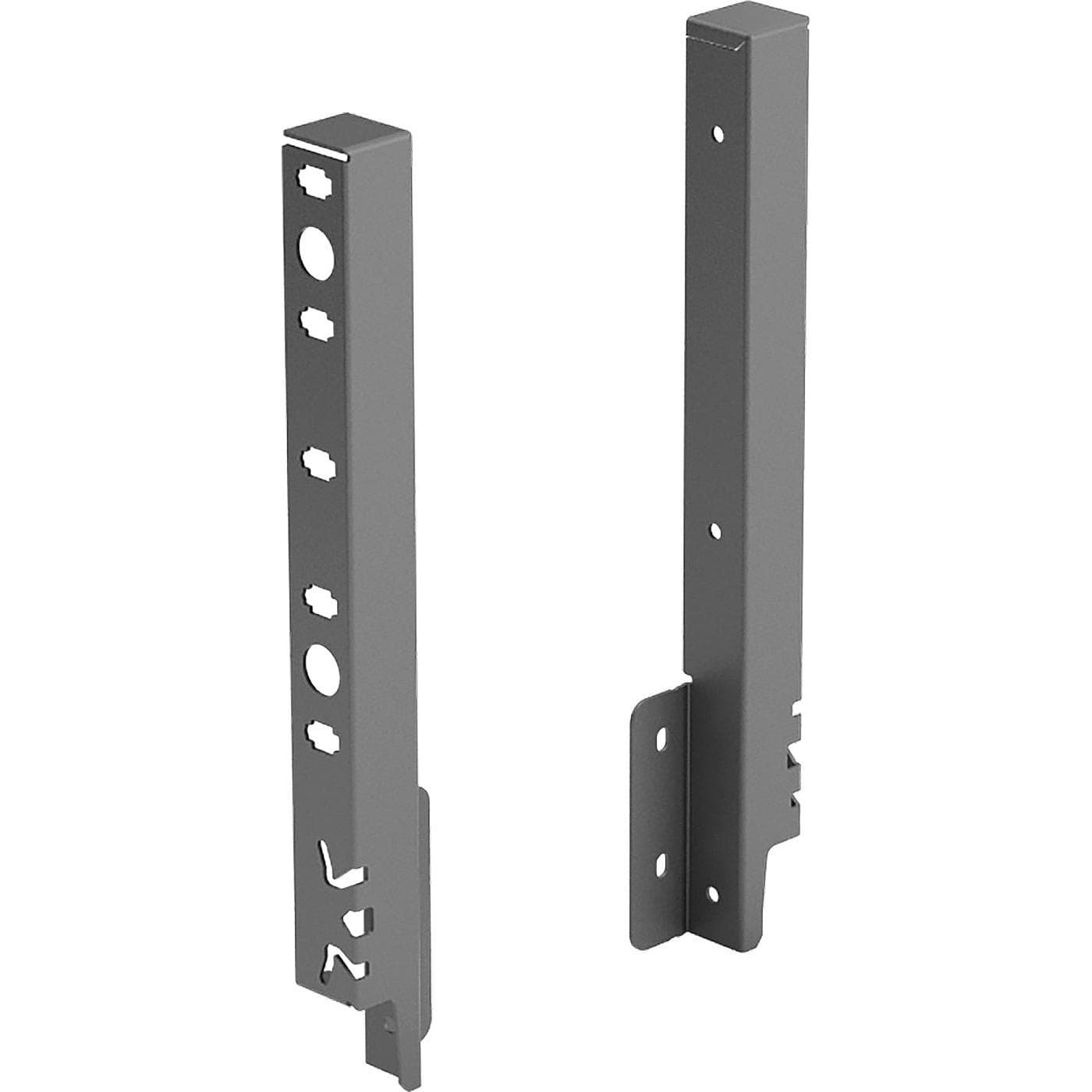 Hettich, Möbelausstattung, Rückwandverbinder-Set ArciTech anthrazit (1 Stk.)