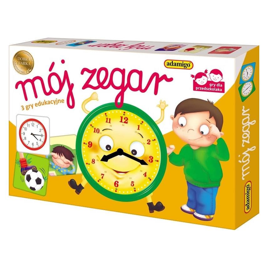 Adamigo Mój zegar - loteryjka edukacyjna 07165 (Polnisch)